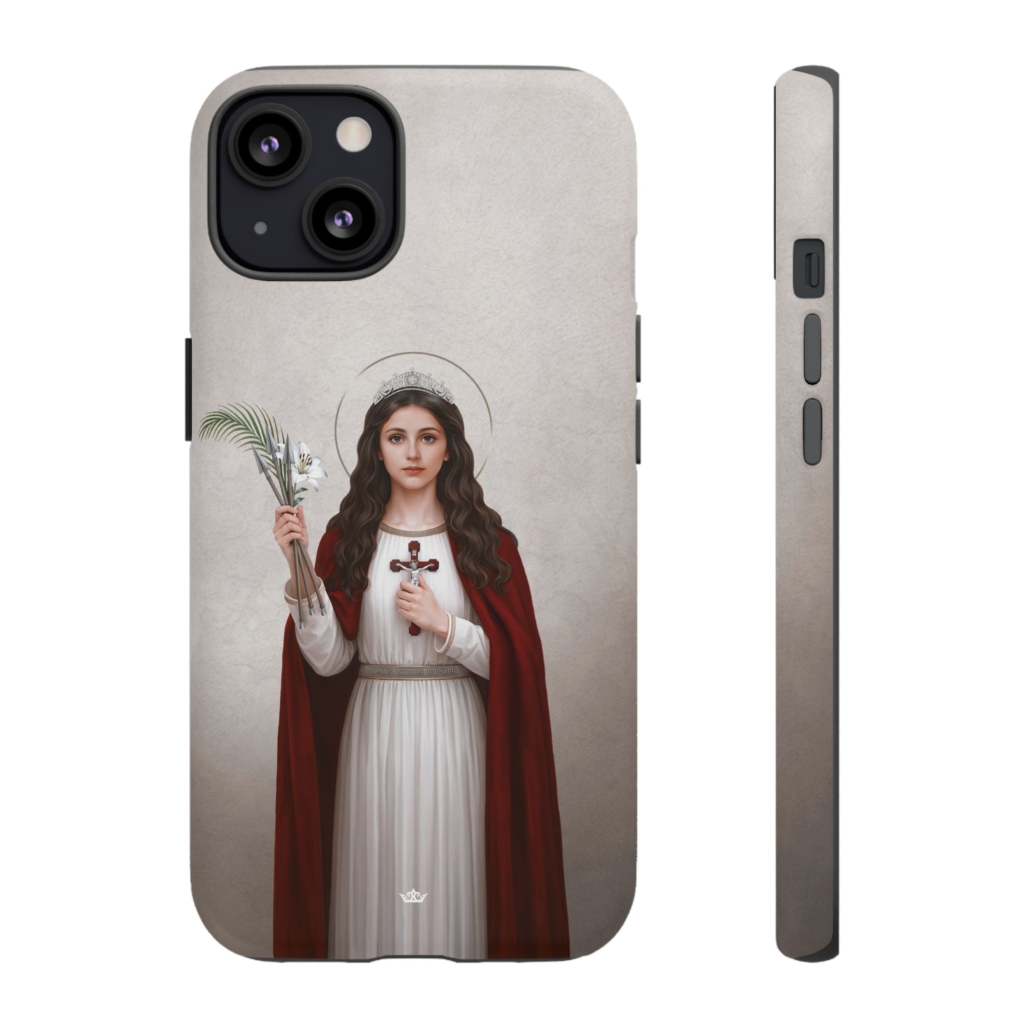 St. Philomena Hard Phone Case (Light) - Venxara