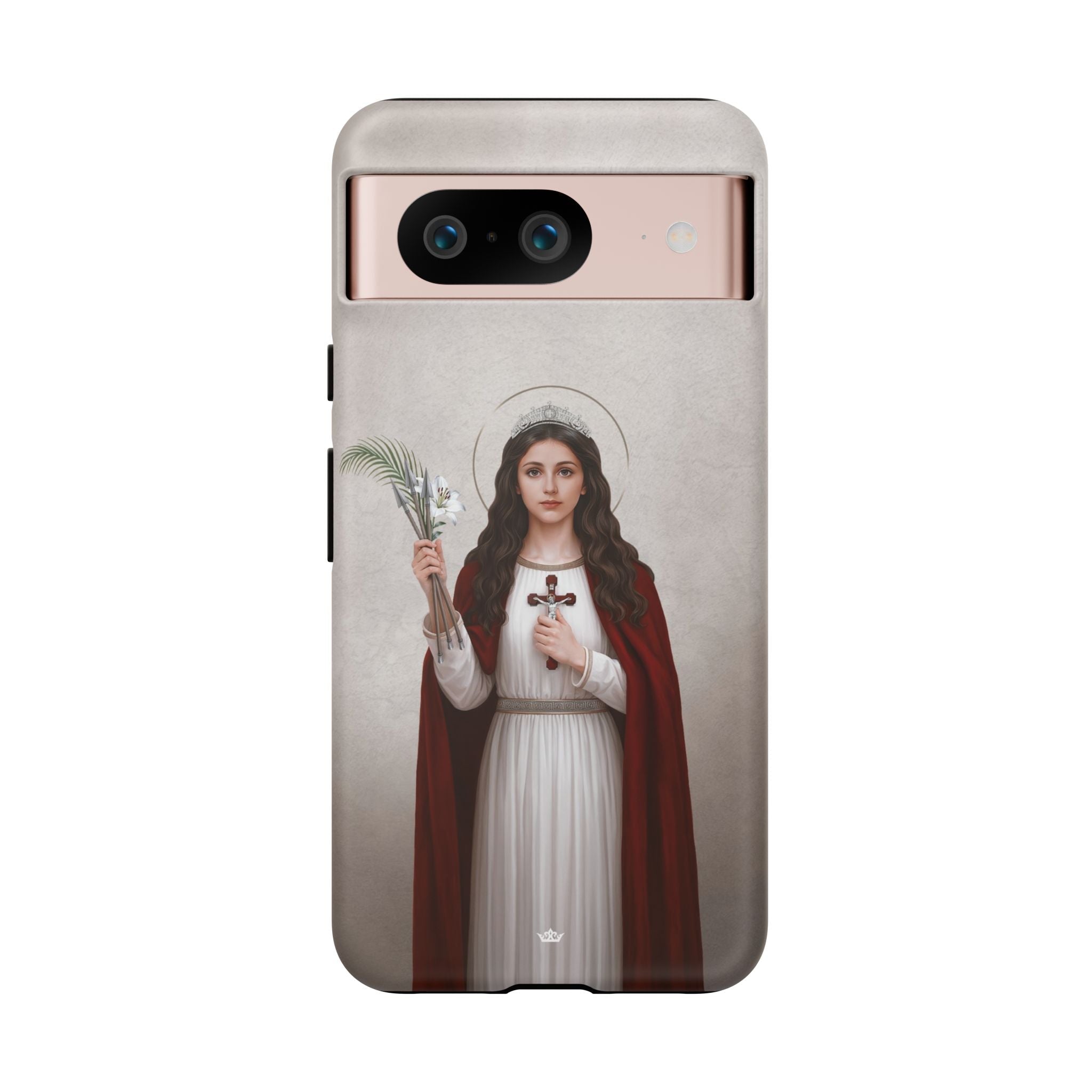 St. Philomena Hard Phone Case (Light) - Venxara