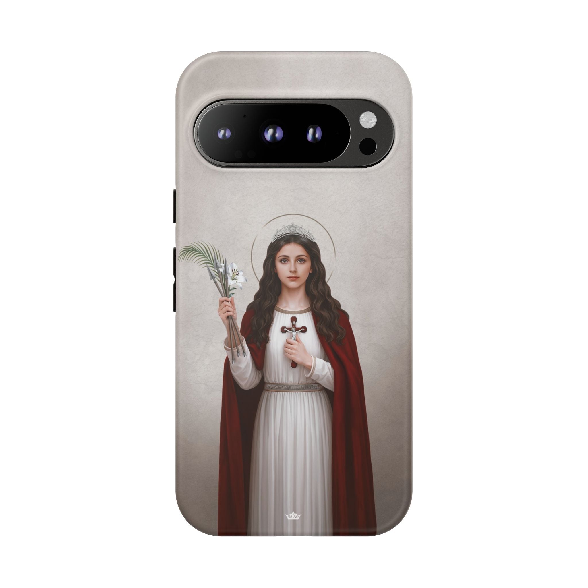 St. Philomena Hard Phone Case (Light) - Venxara