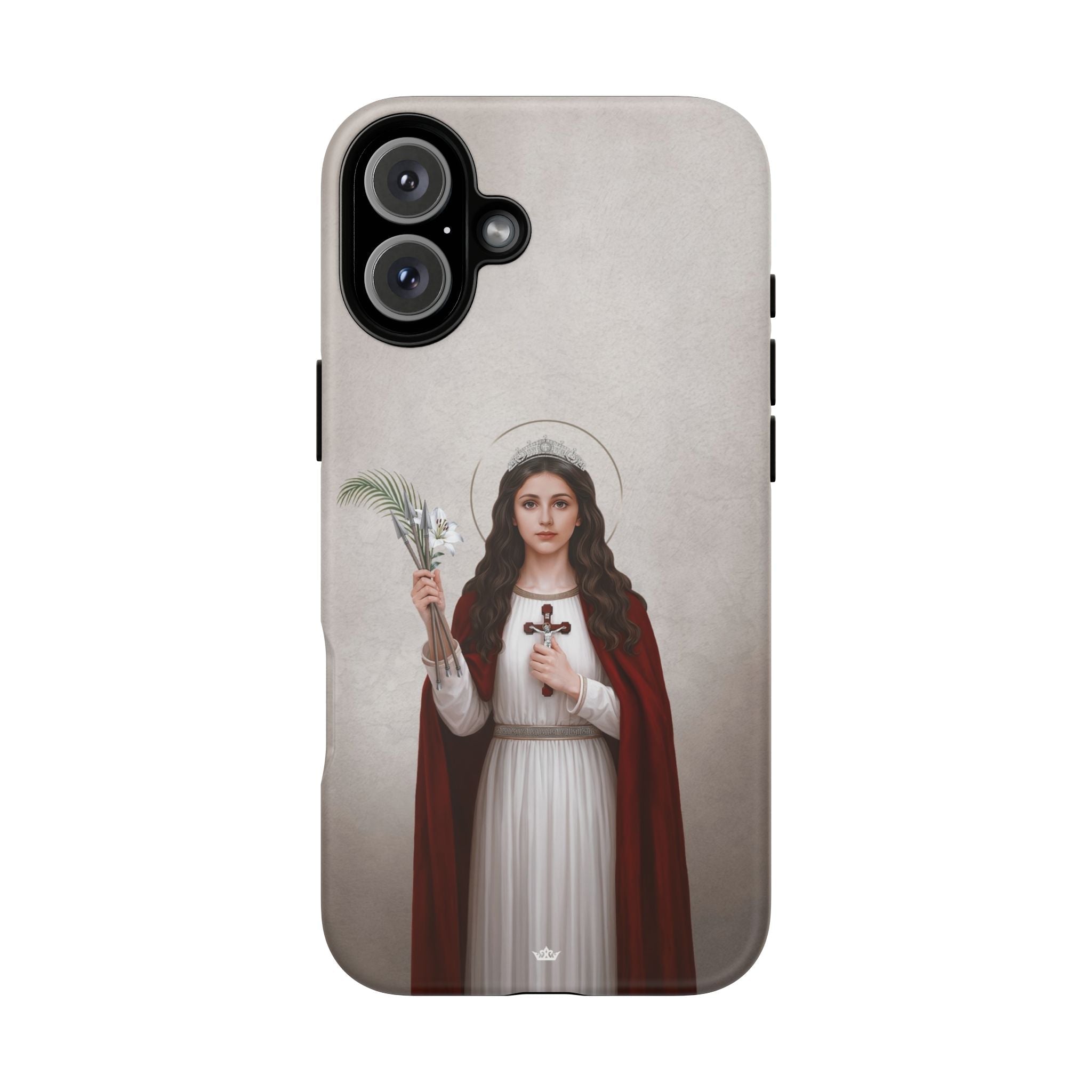 St. Philomena Hard Phone Case (Light) - Venxara