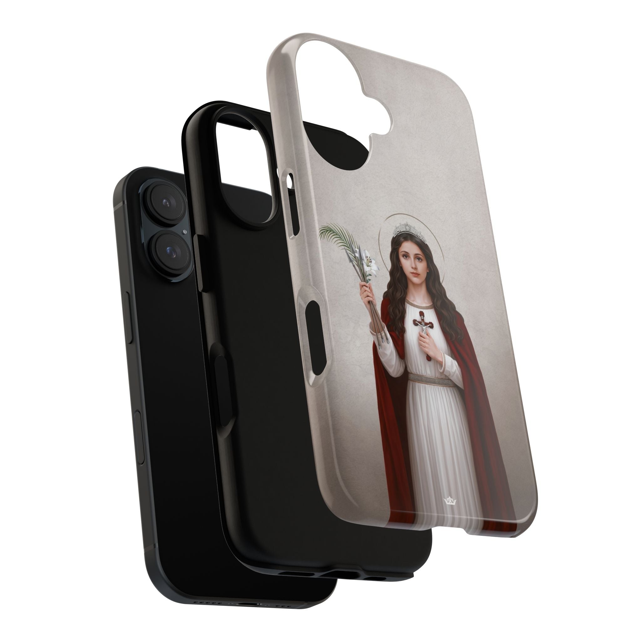 St. Philomena Hard Phone Case (Light) - Venxara