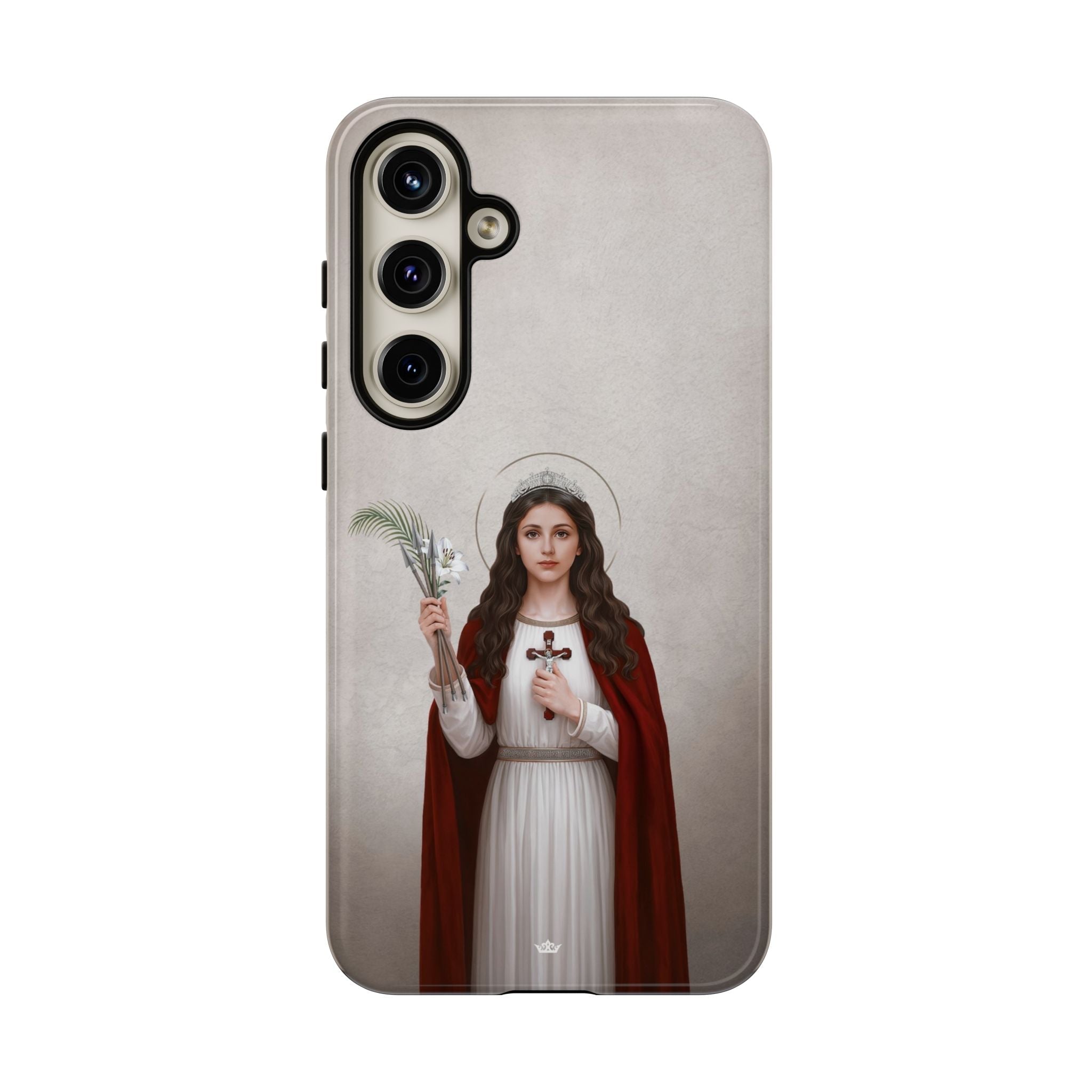 St. Philomena Hard Phone Case (Light) - Venxara