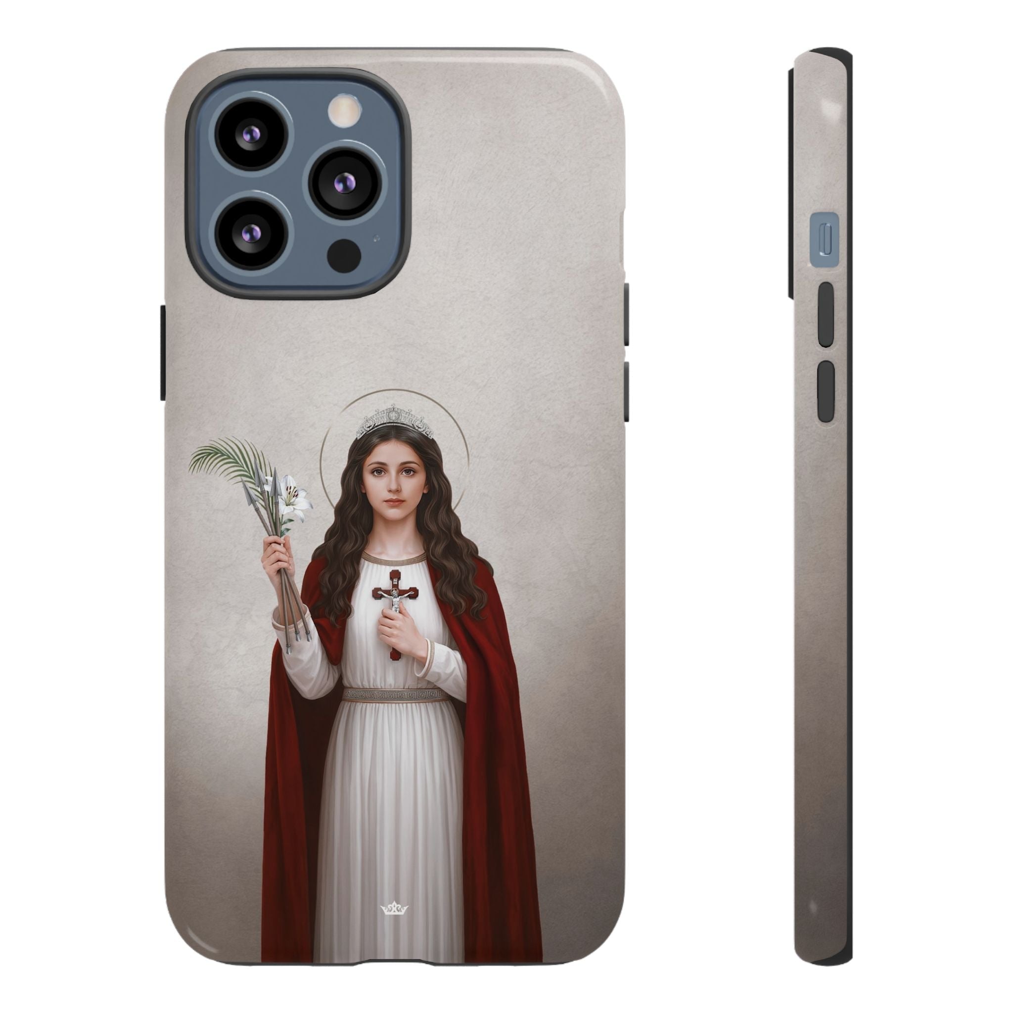 St. Philomena Hard Phone Case (Light) - Venxara