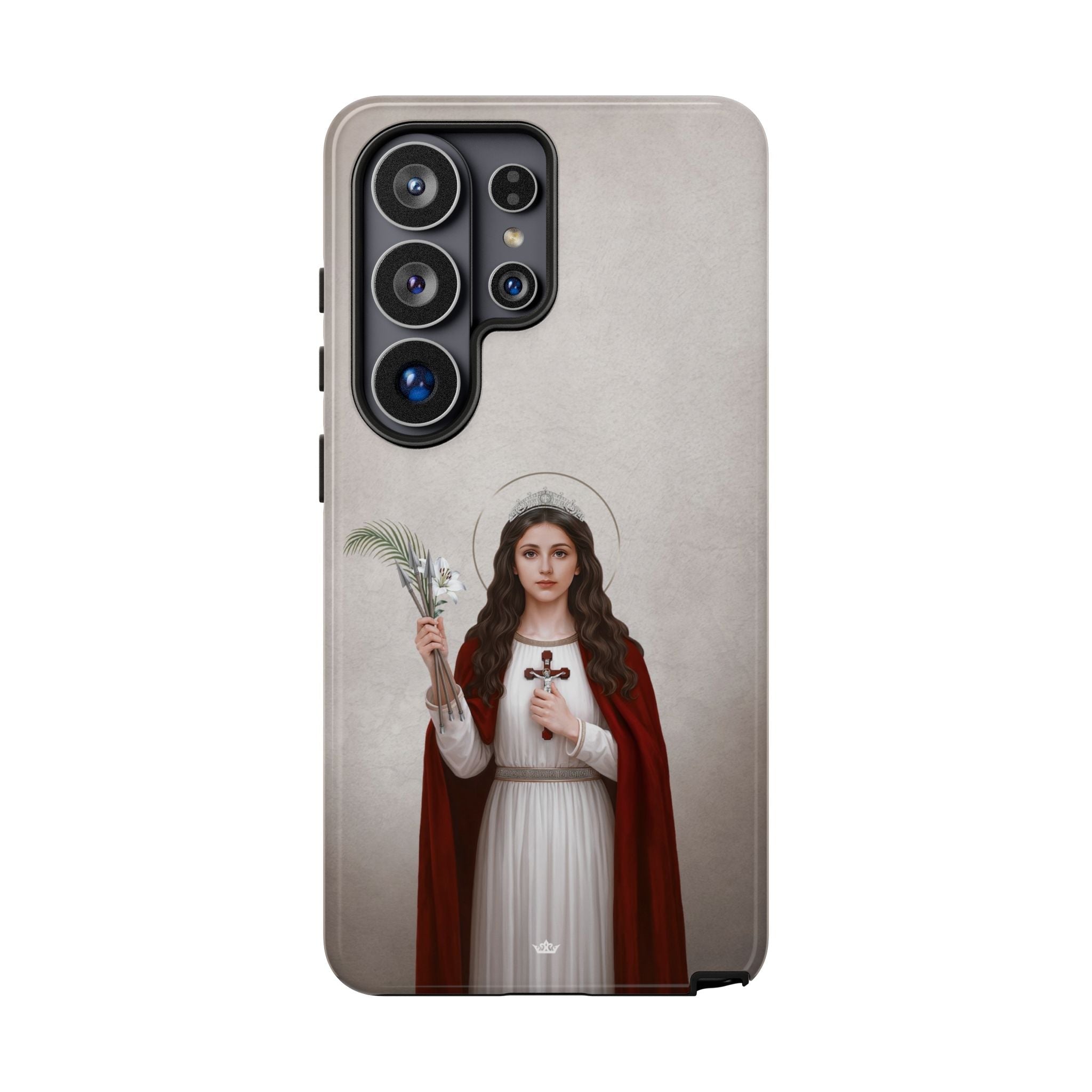 St. Philomena Hard Phone Case (Light) - Venxara