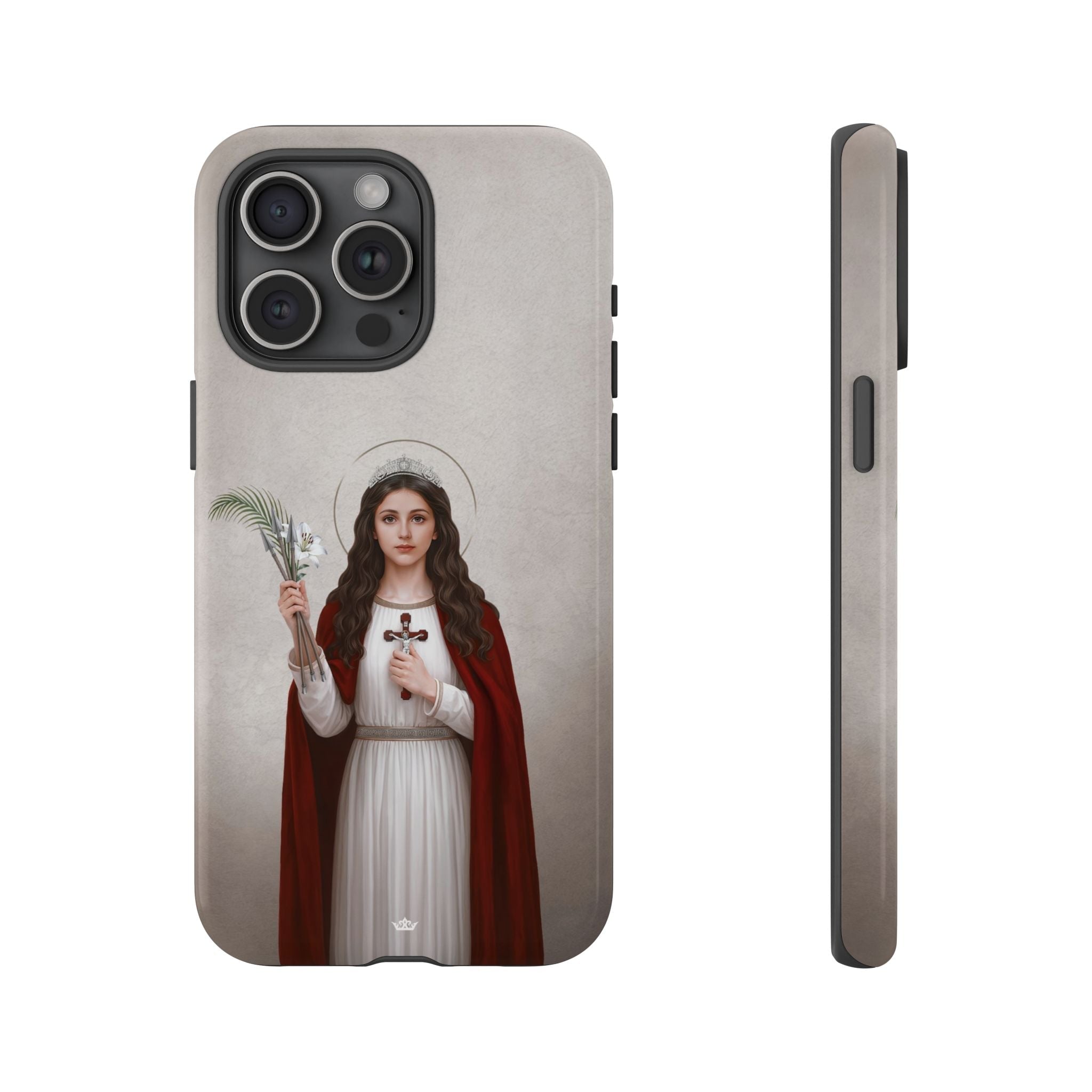 St. Philomena Hard Phone Case (Light) - Venxara