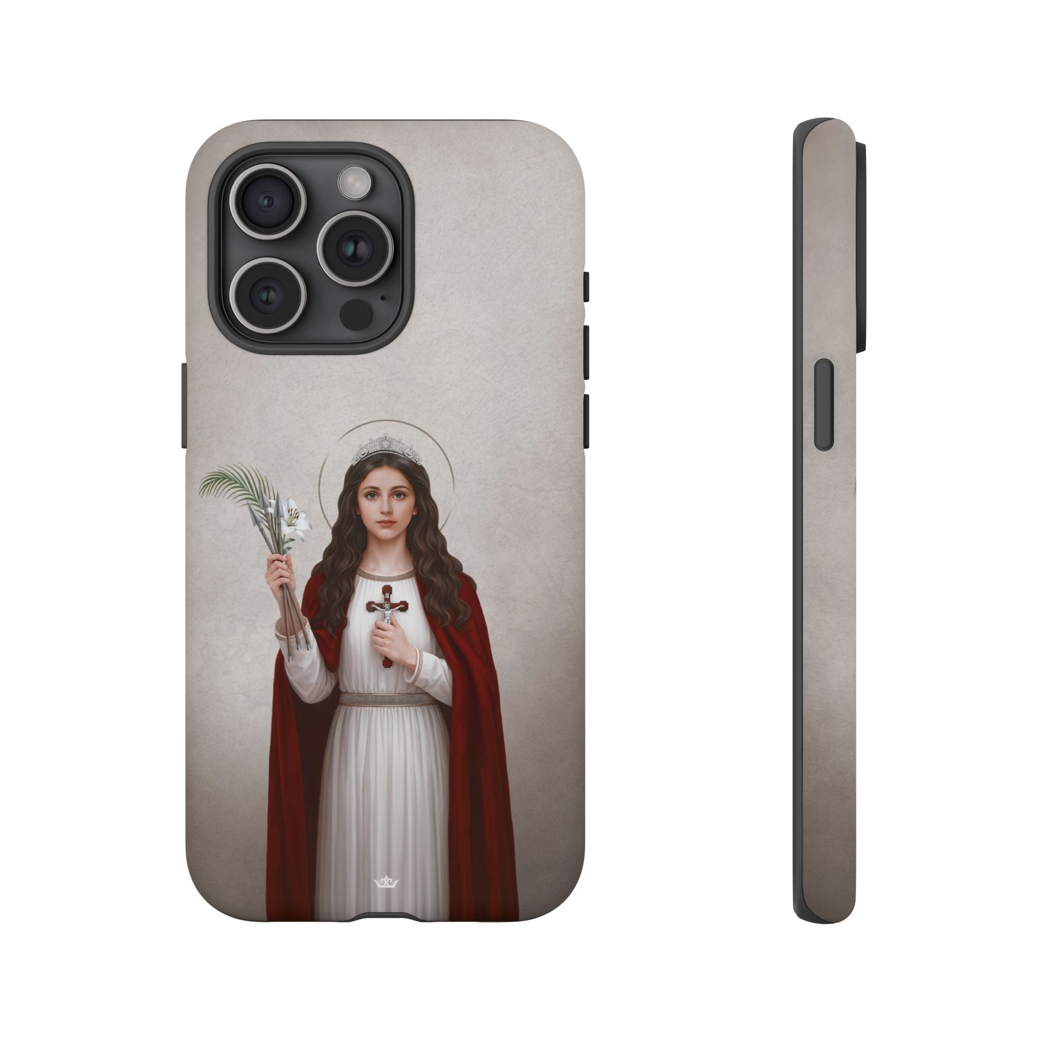 St. Philomena Hard Phone Case (Light) - Venxara