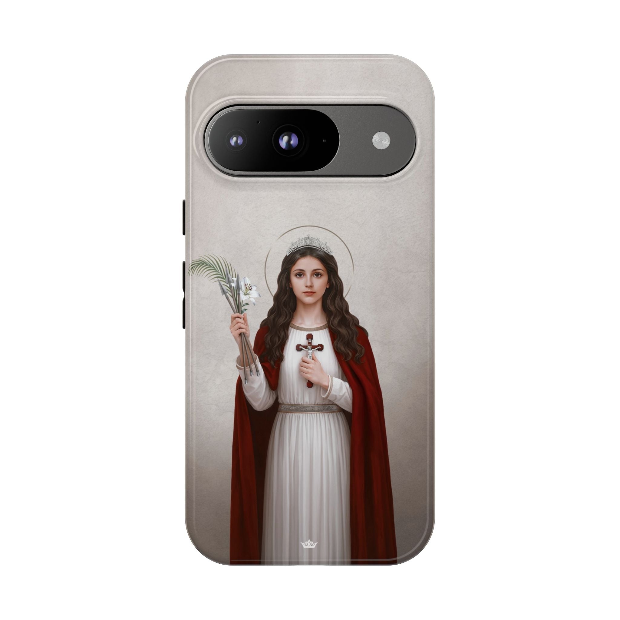 St. Philomena Hard Phone Case (Light) - Venxara