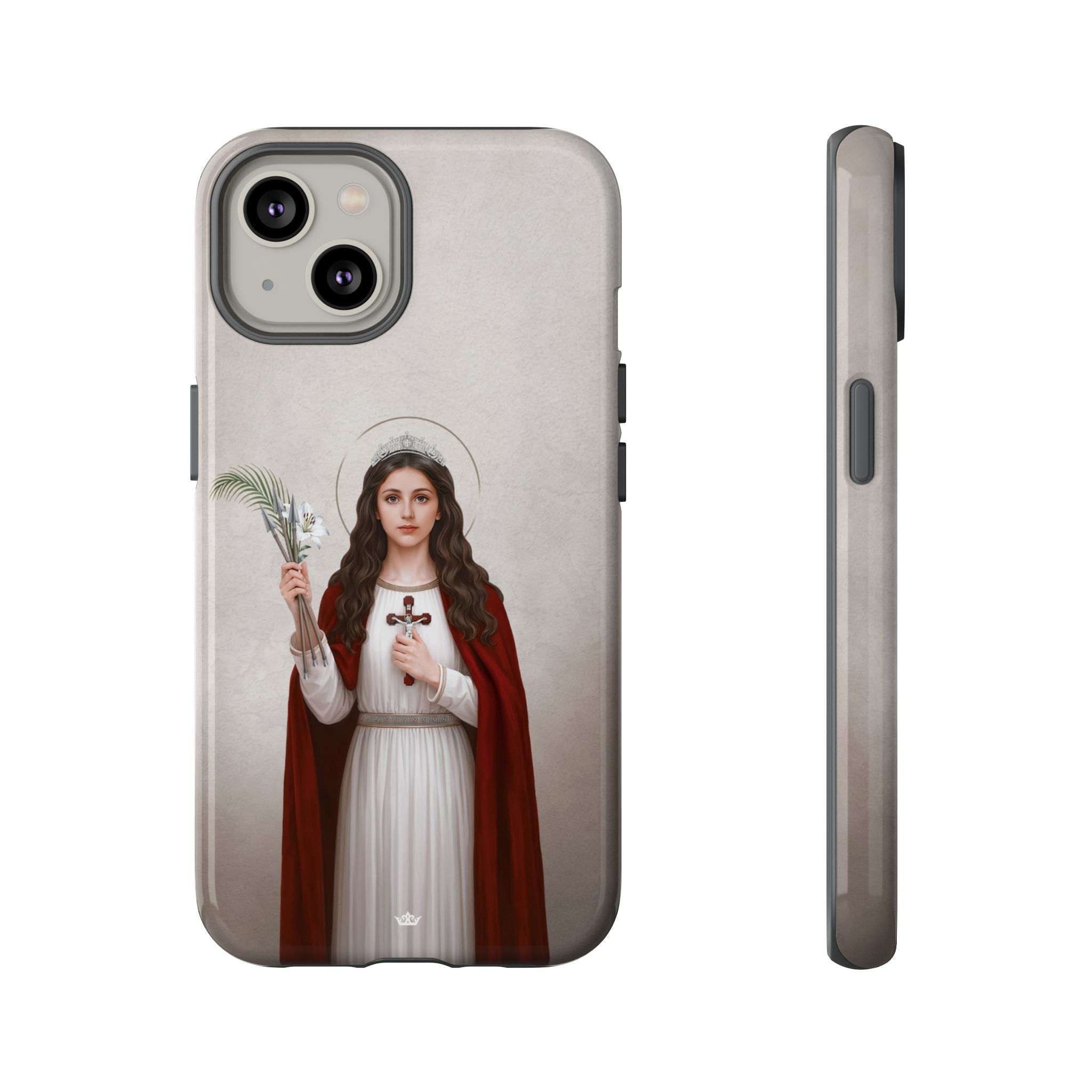 St. Philomena Hard Phone Case (Light) - Venxara