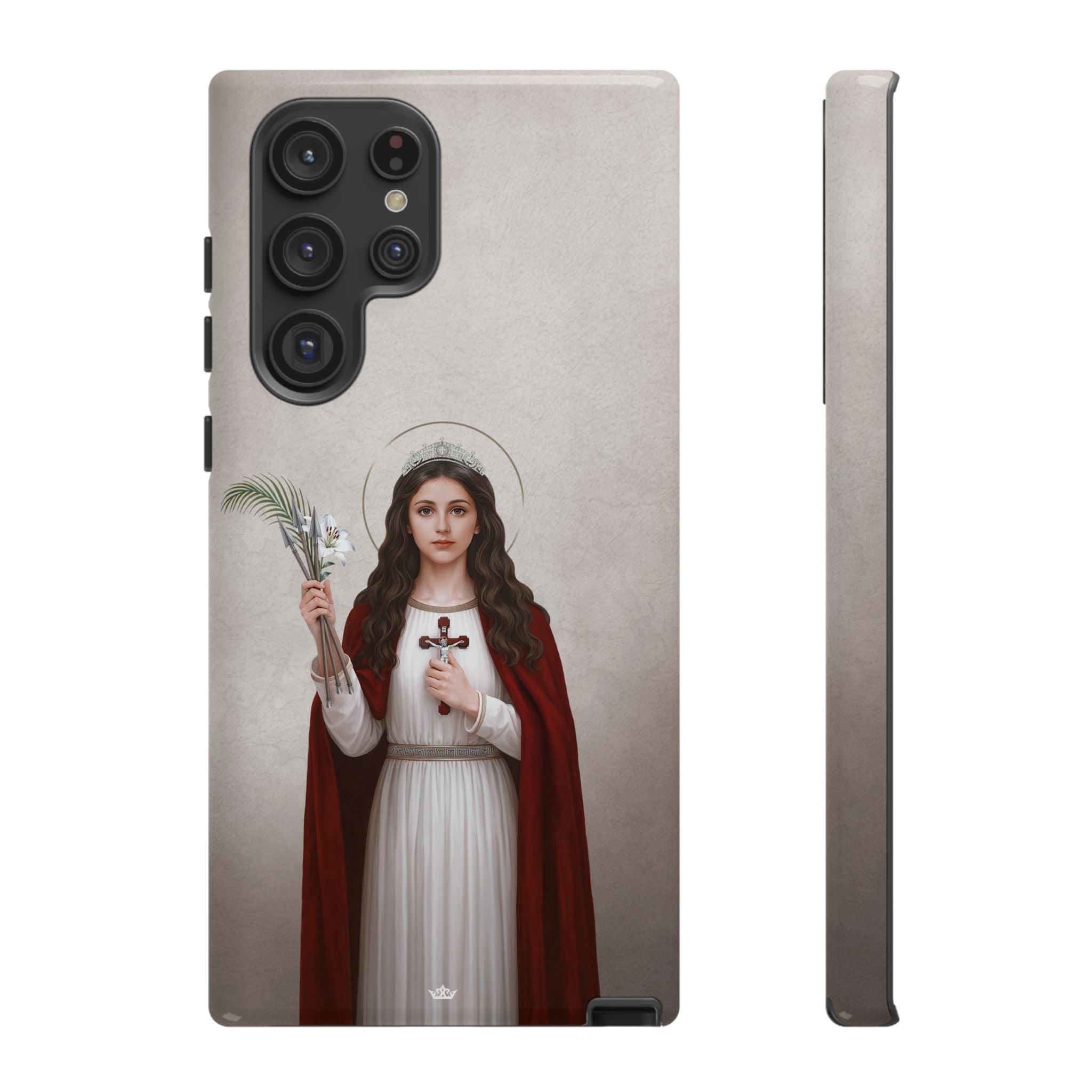 St. Philomena Hard Phone Case (Light) - Venxara