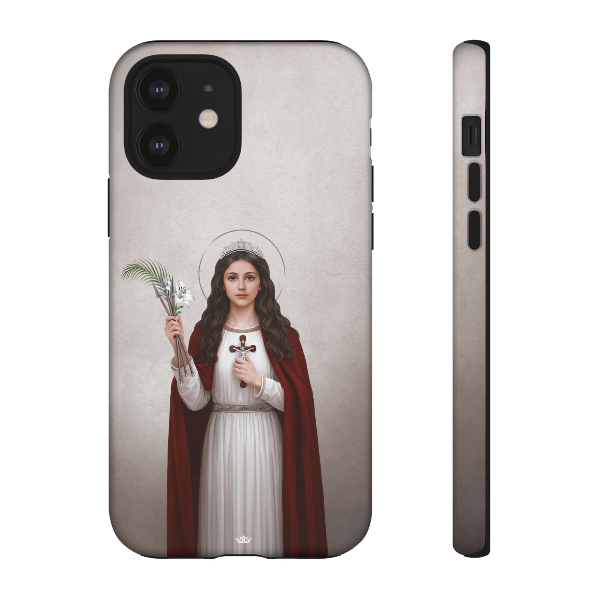 St. Philomena Hard Phone Case (Light) - Venxara