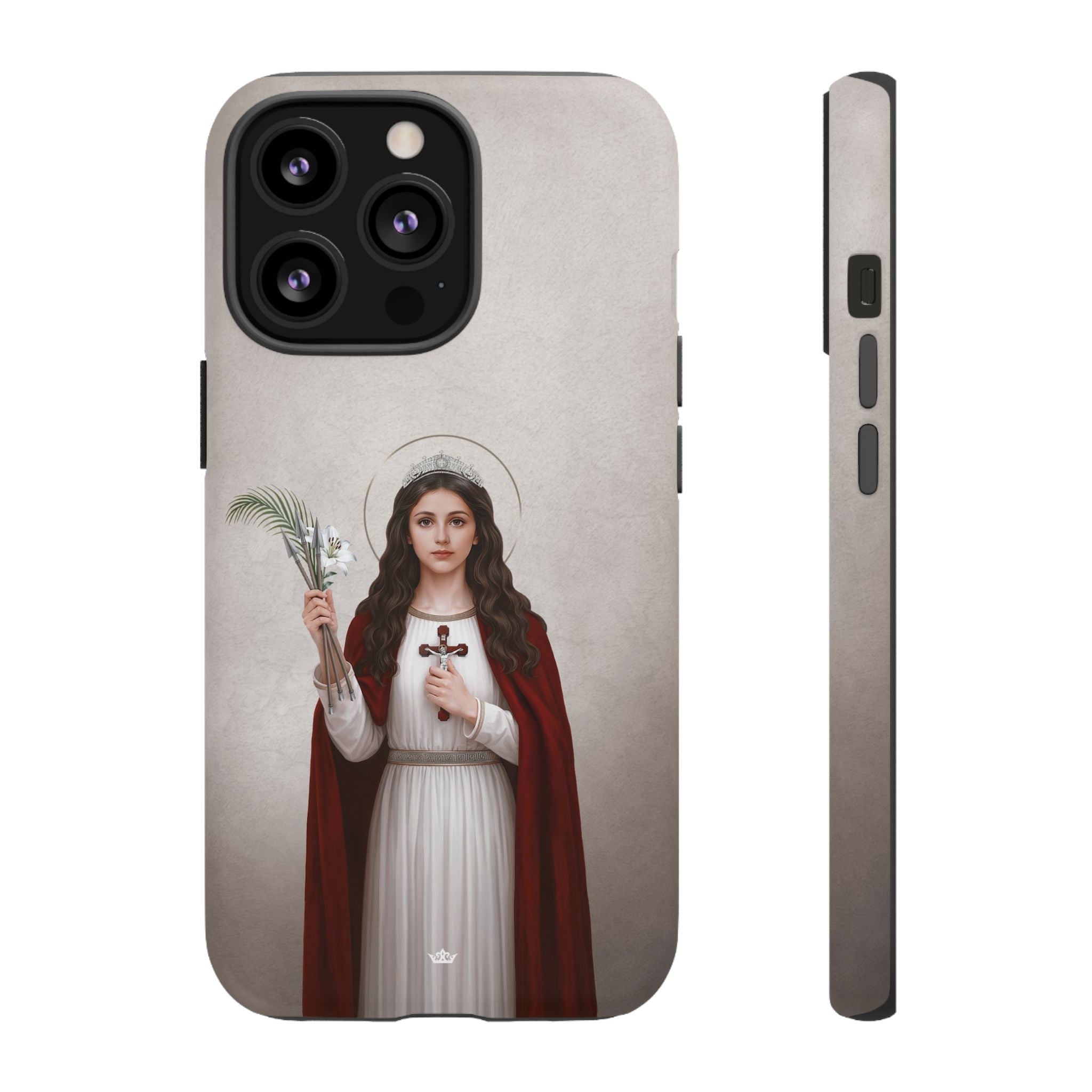 St. Philomena Hard Phone Case (Light) - Venxara