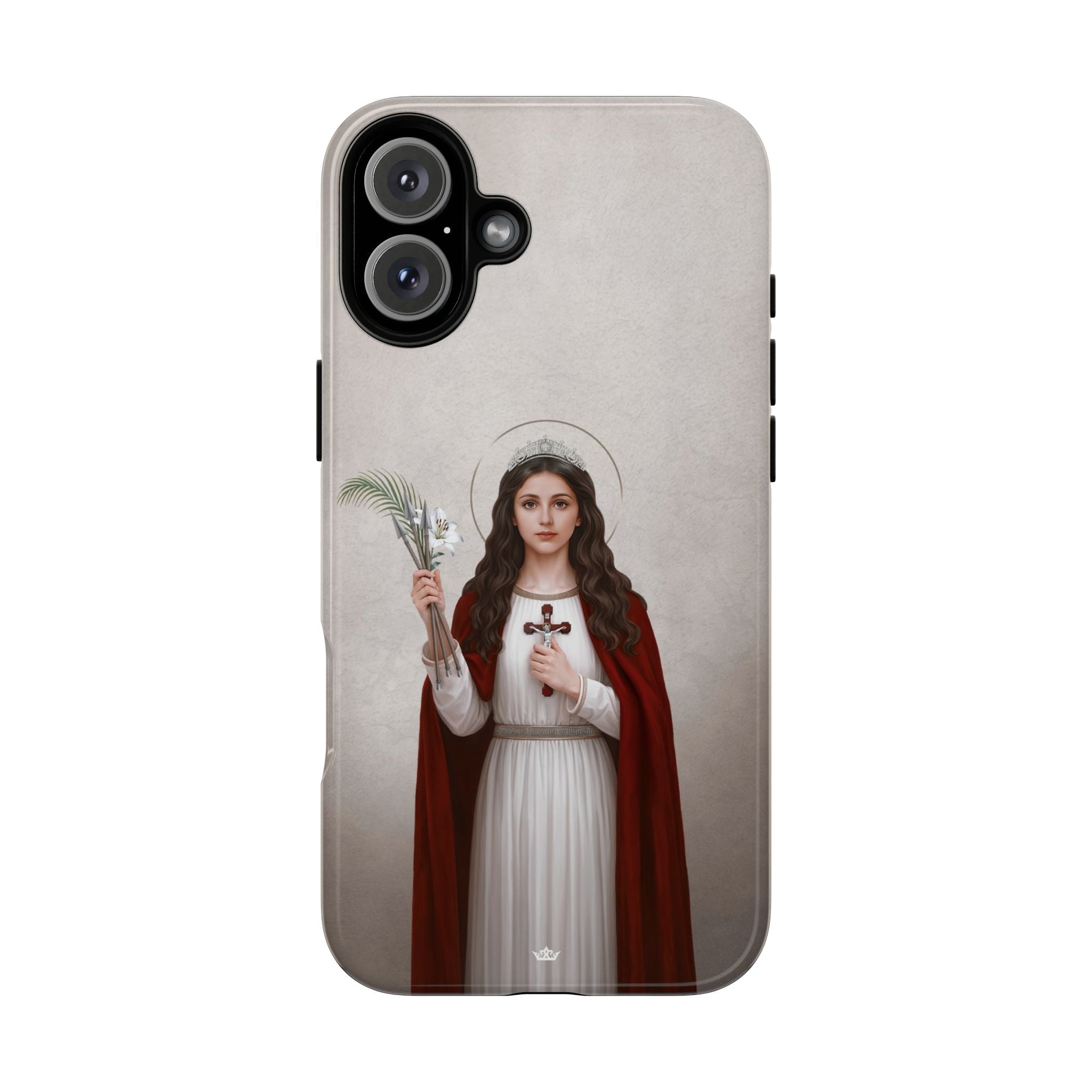 St. Philomena Hard Phone Case (Light) - Venxara