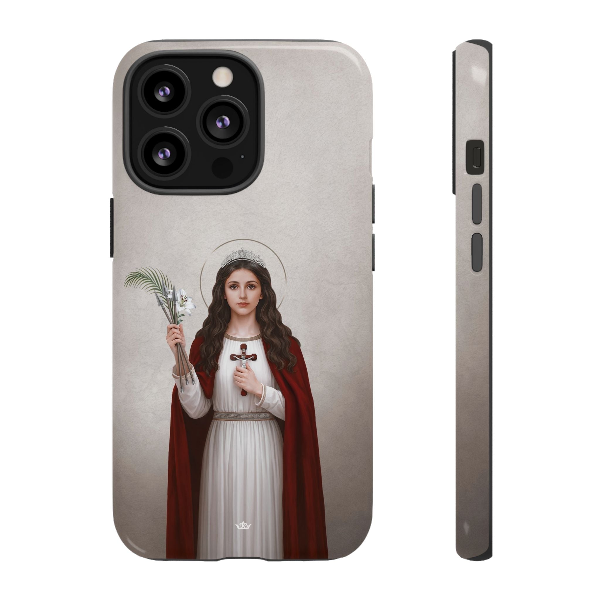 St. Philomena Hard Phone Case (Light) - Venxara