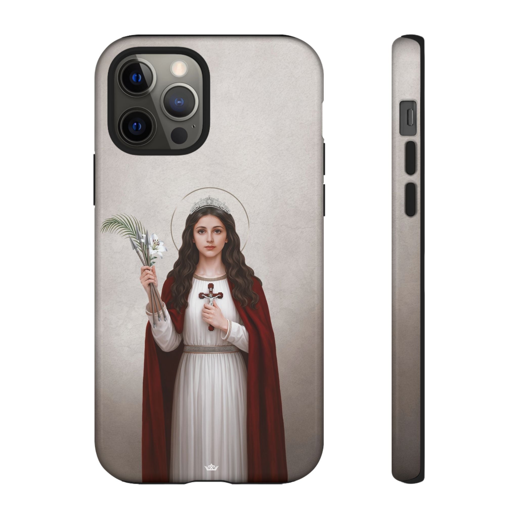 St. Philomena Hard Phone Case (Light) - Venxara