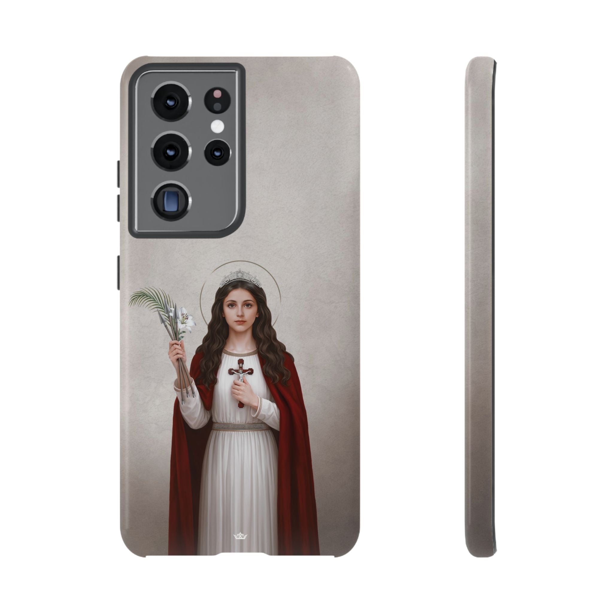 St. Philomena Hard Phone Case (Light) - Venxara
