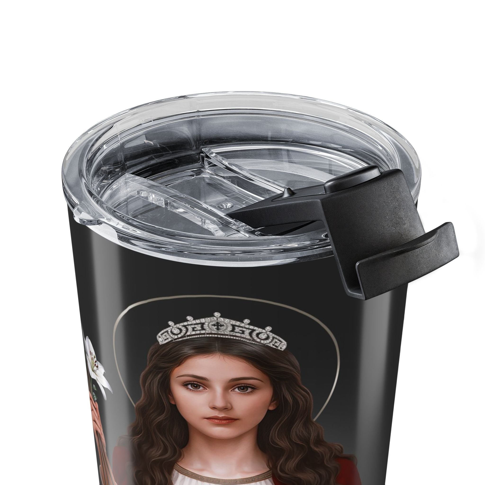 St. Philomena Lord's Prayer Tumbler (Ash 20 oz) - Venxara