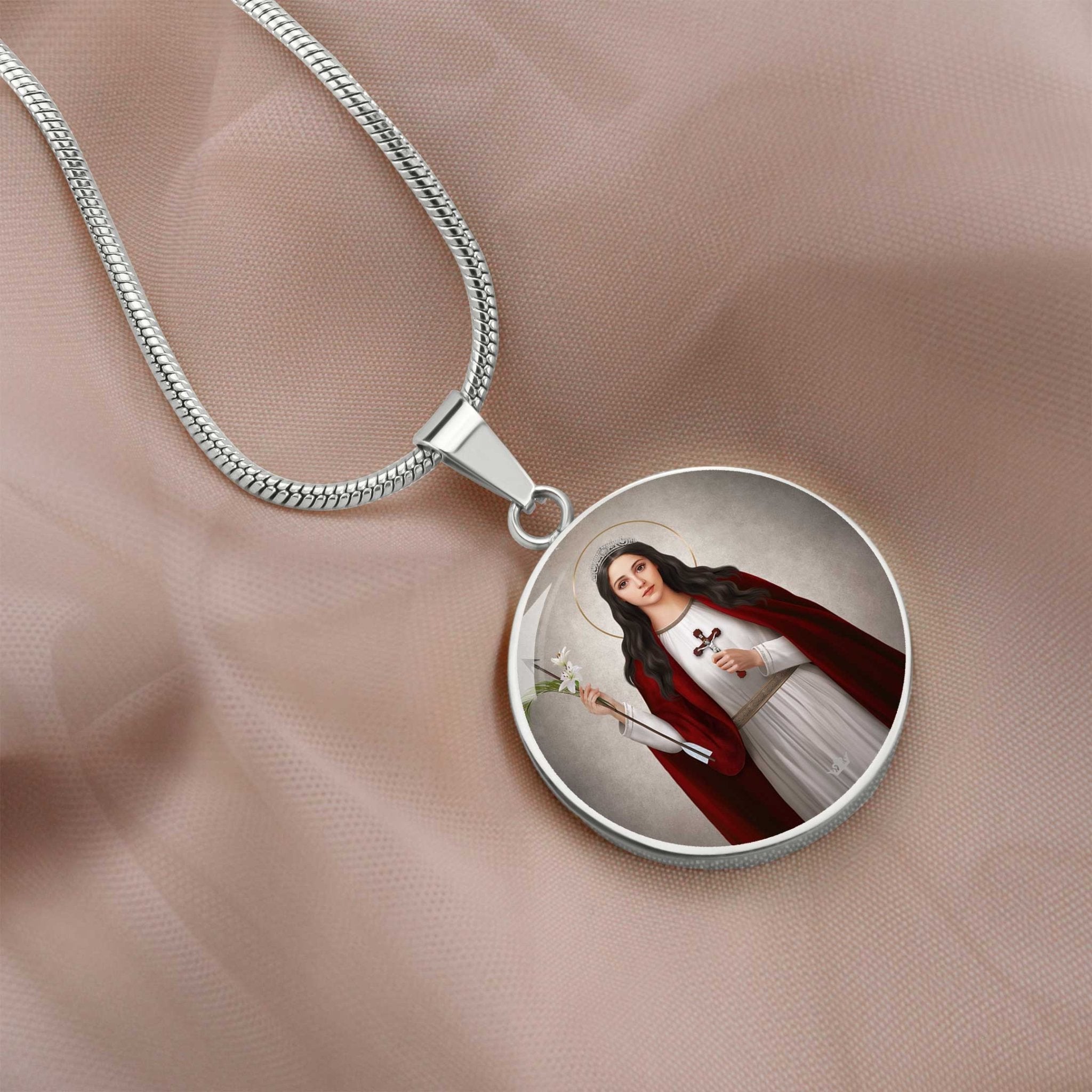 St. Philomena Pendant Necklace - VENXARA®