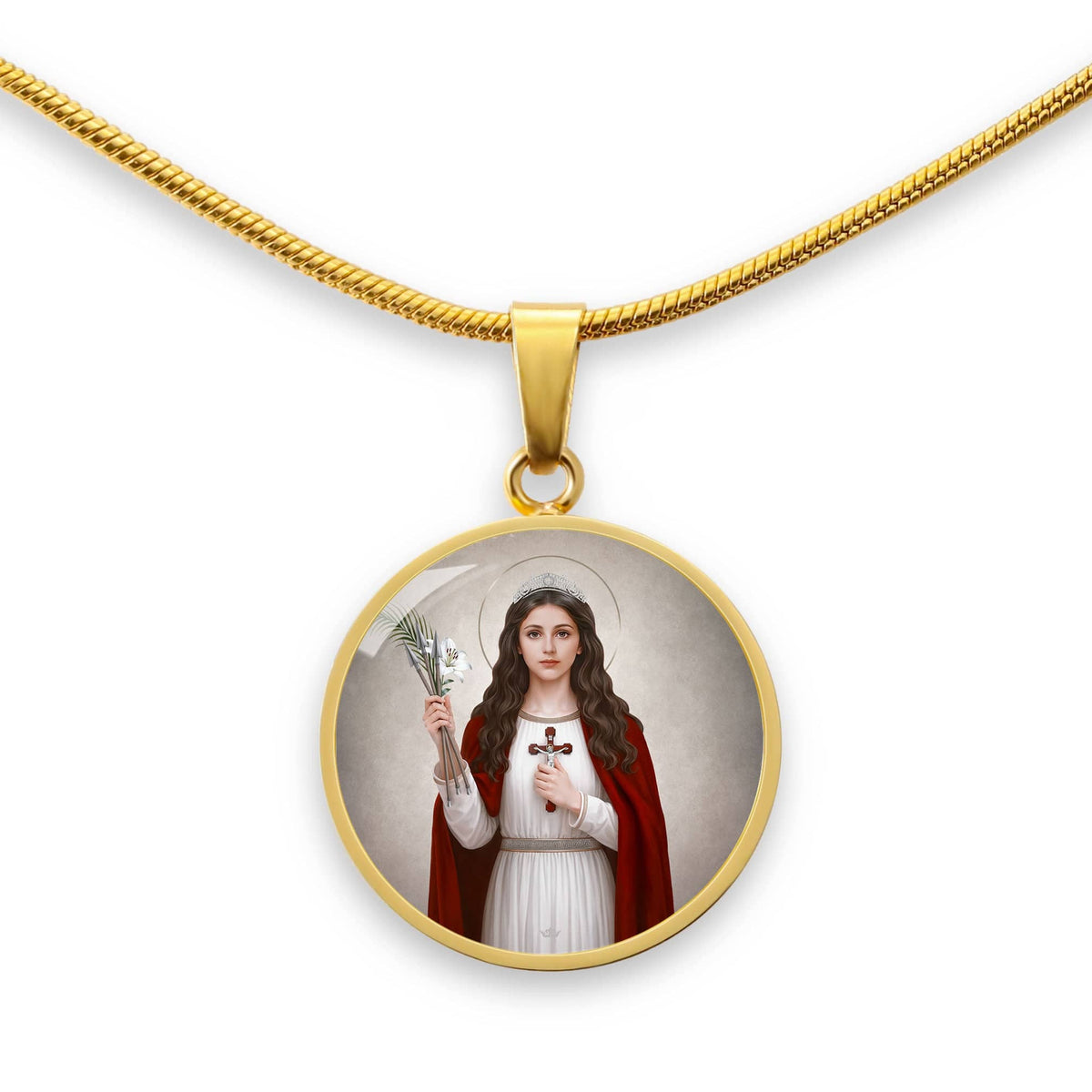 St. Philomena Pendant Necklace Copyright VENXARA