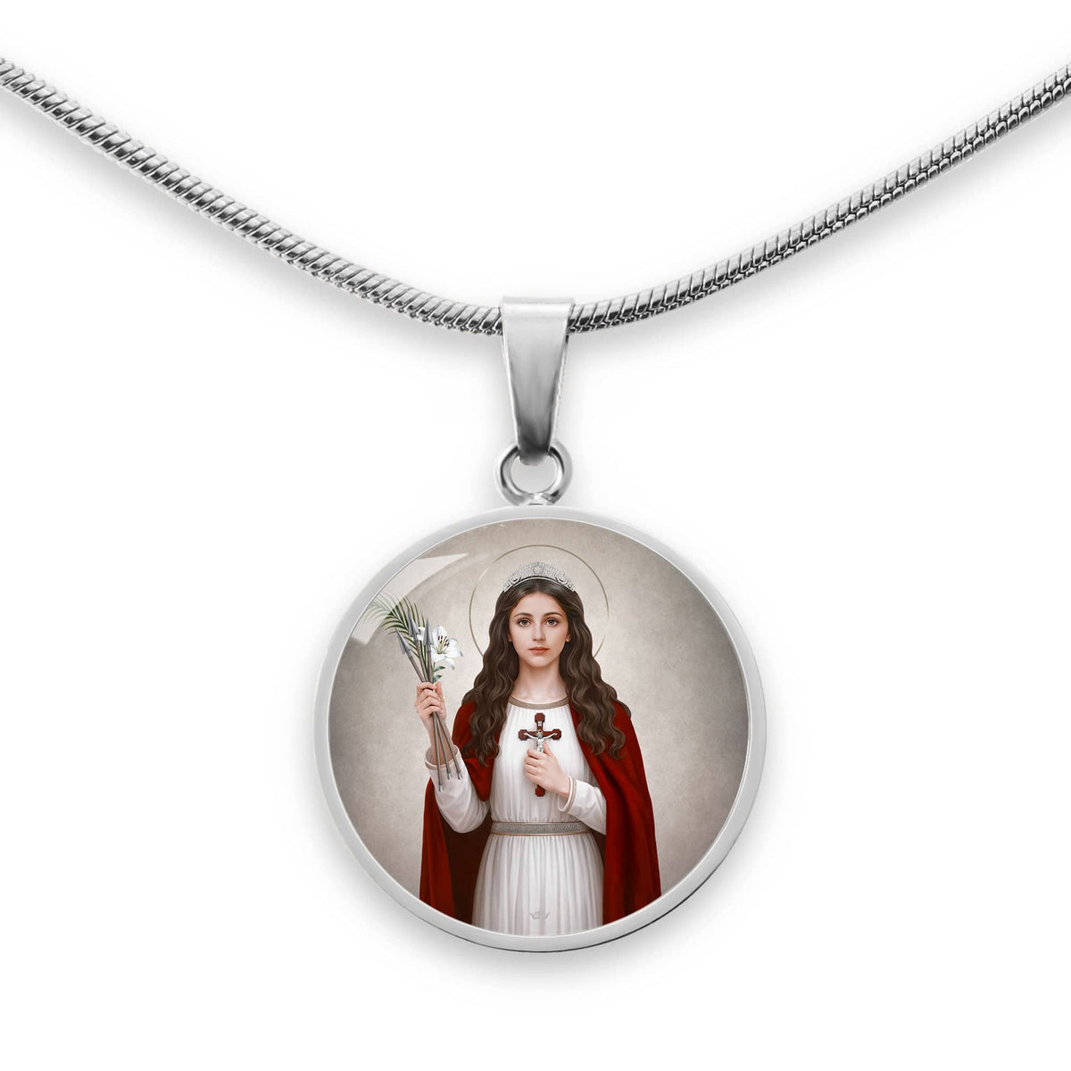 St. Philomena Pendant Necklace Copyright VENXARA