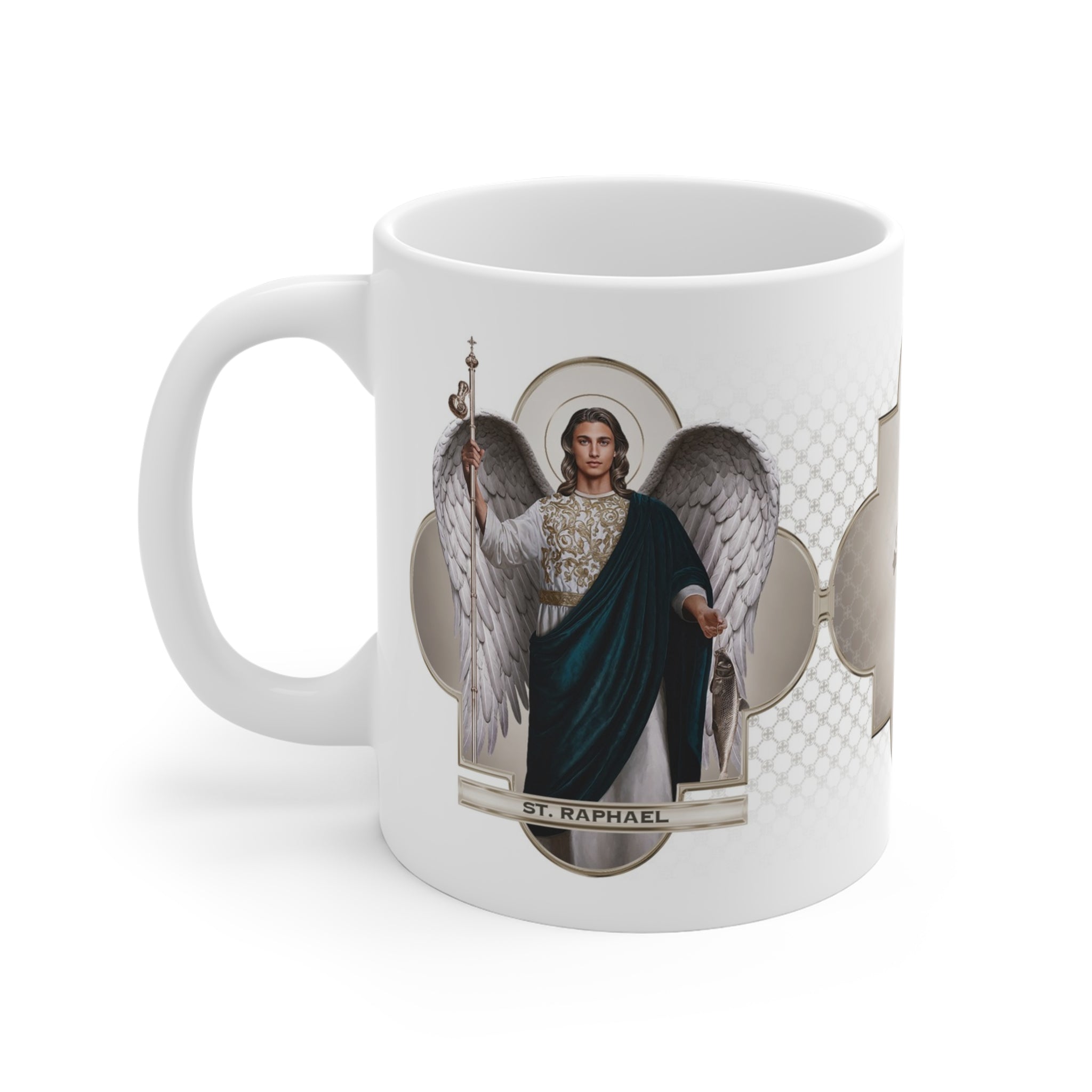 St. Raphael the Archangel Ceramic Mug - VENXARA®