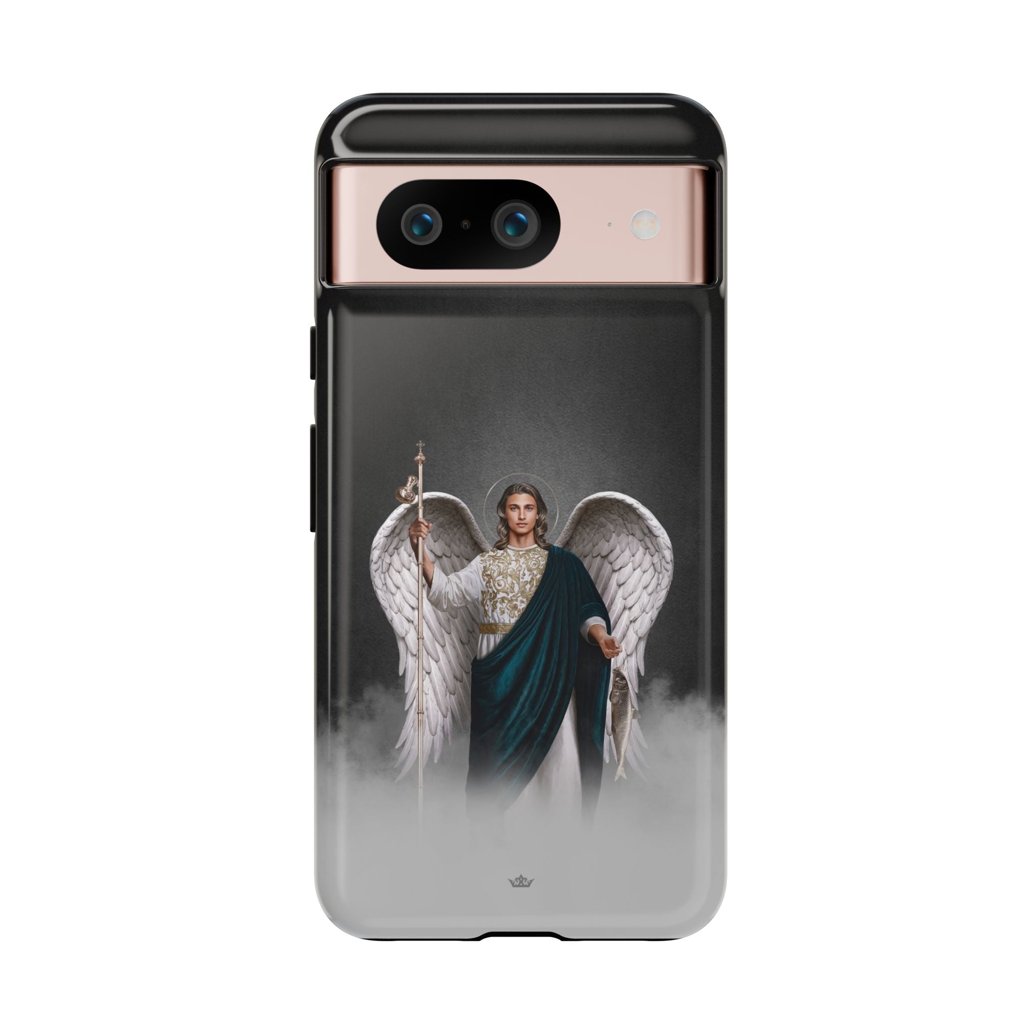 St. Raphael the Archangel Hard Phone Case (Dark) - VENXARA