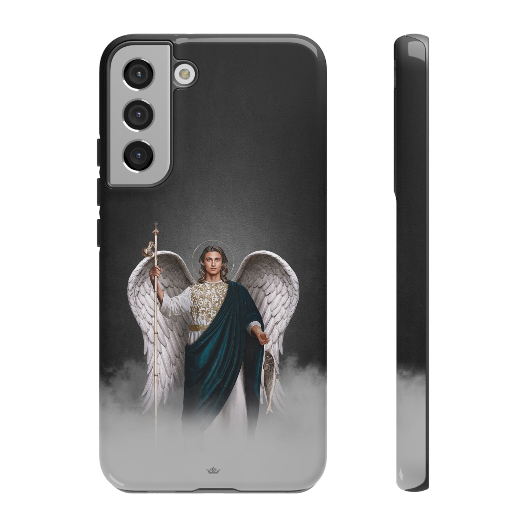 St. Raphael the Archangel Hard Phone Case (Dark) - VENXARA