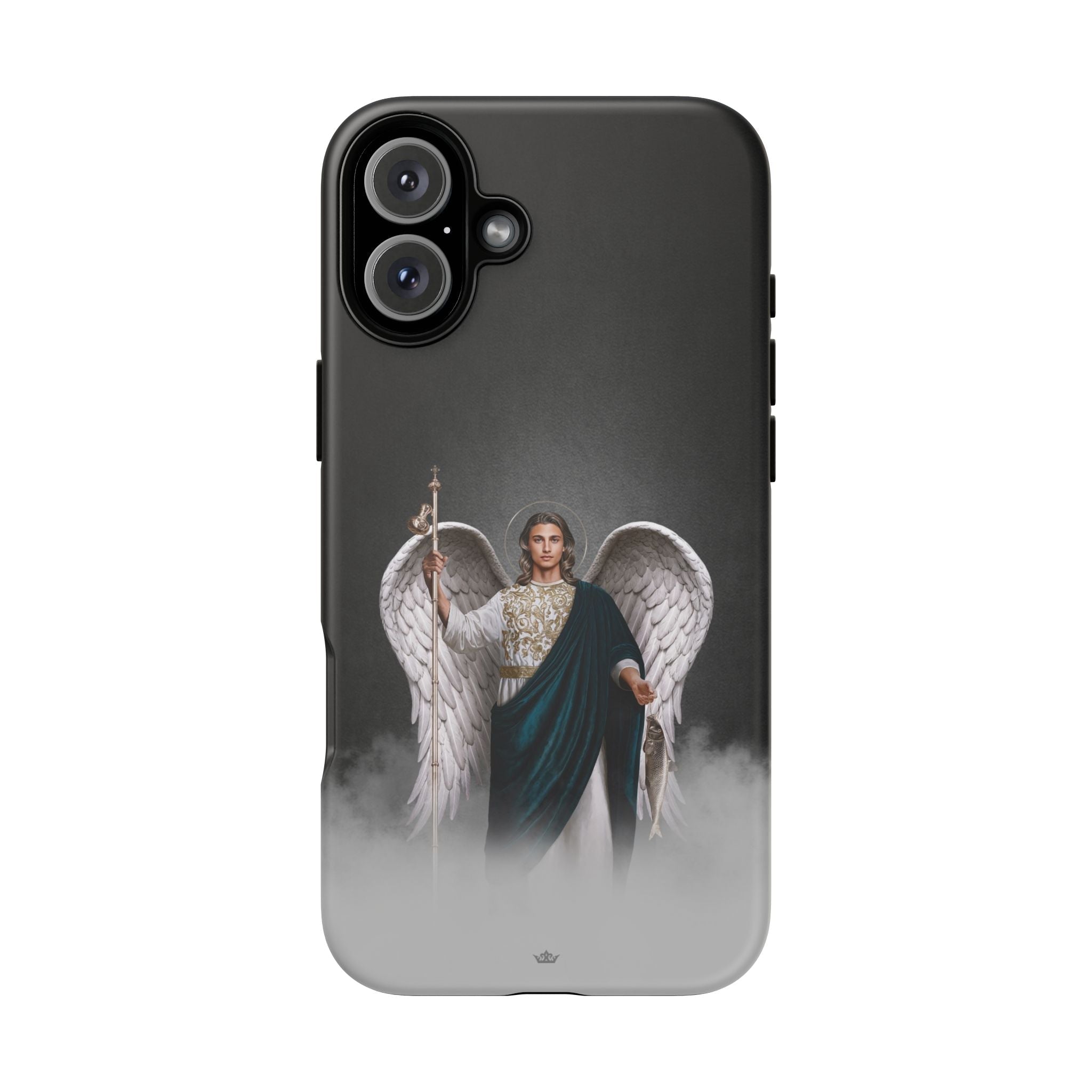 St. Raphael the Archangel Hard Phone Case (Dark) - VENXARA