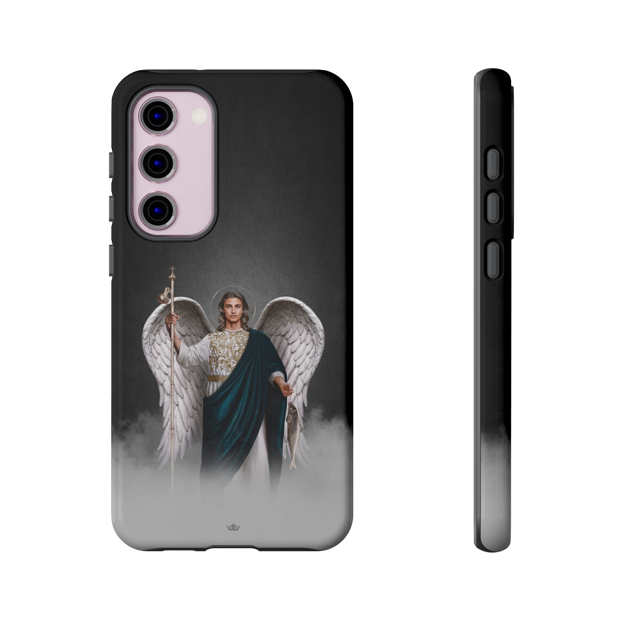 St. Raphael the Archangel Hard Phone Case (Dark) - VENXARA