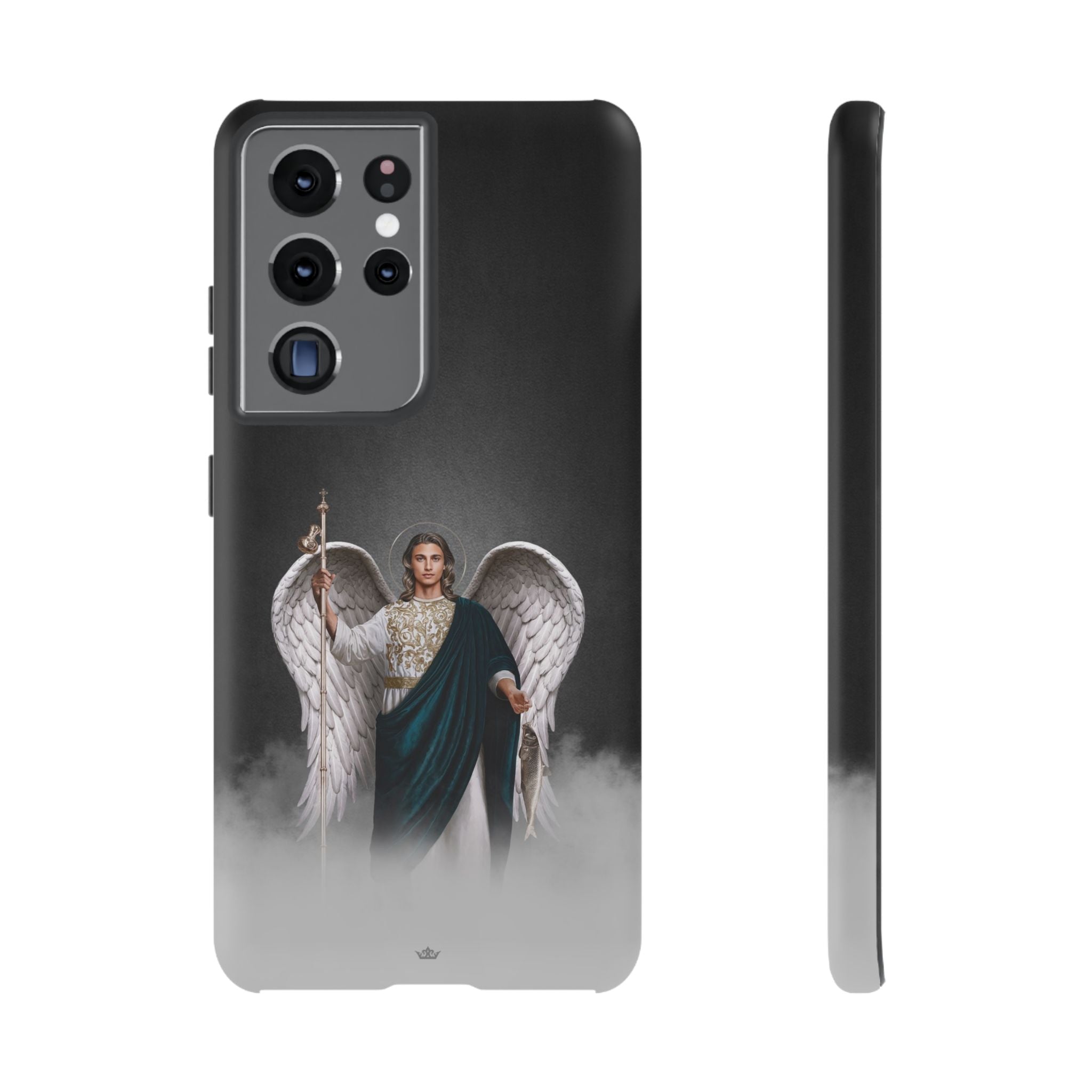 St. Raphael the Archangel Hard Phone Case (Dark) - VENXARA