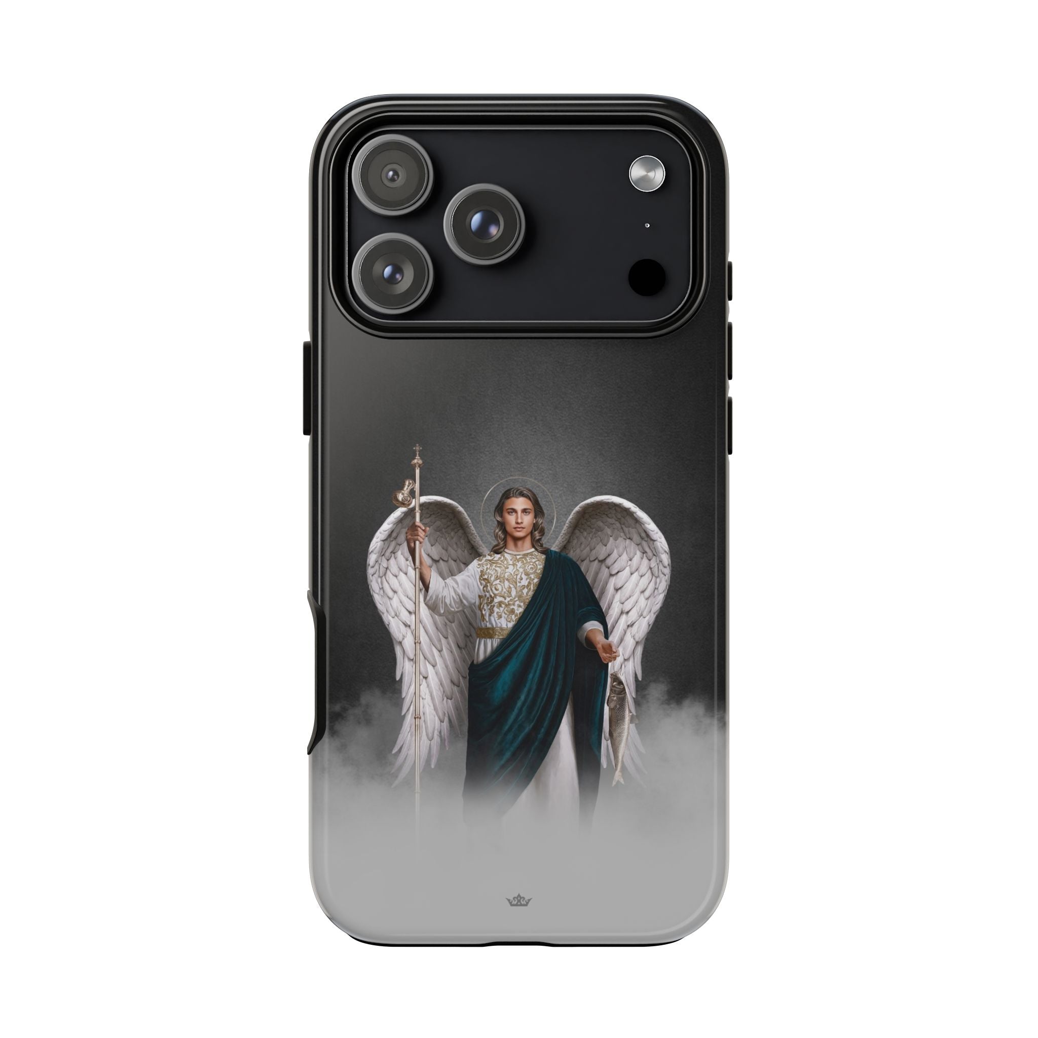 St. Raphael the Archangel Hard Phone Case (Dark) - VENXARA