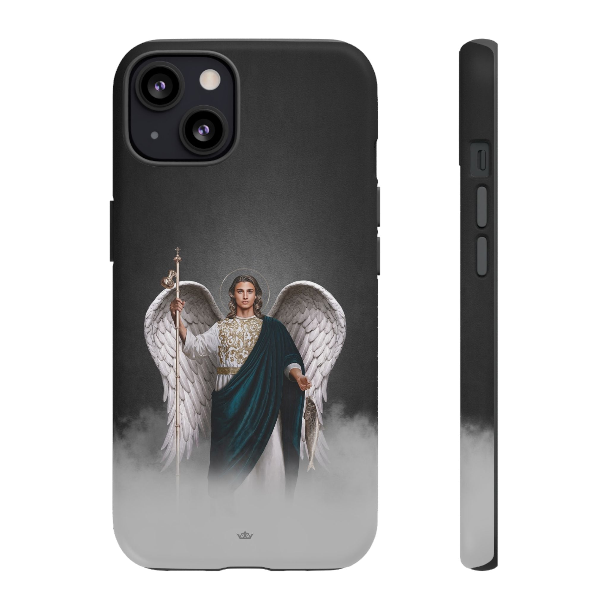 St. Raphael the Archangel Hard Phone Case (Dark) - VENXARA