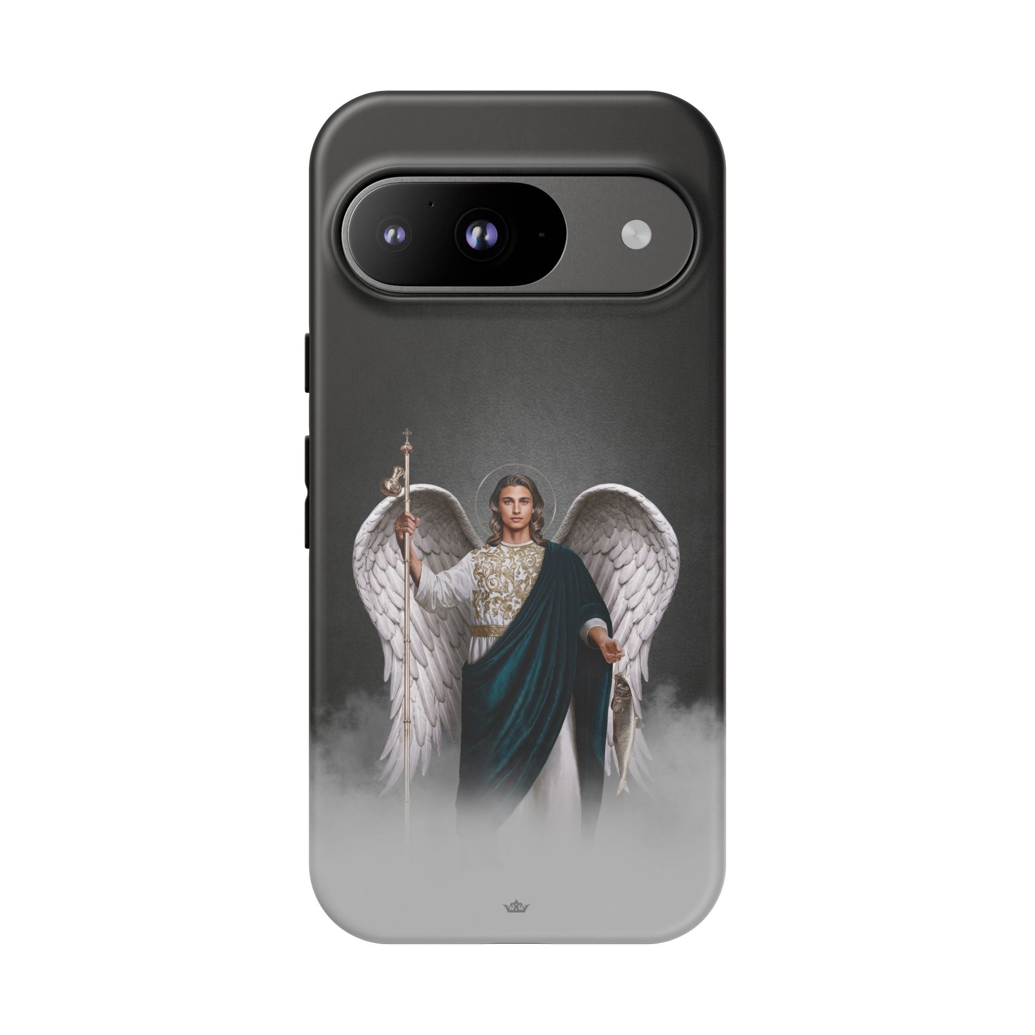 St. Raphael the Archangel Hard Phone Case (Dark) - VENXARA