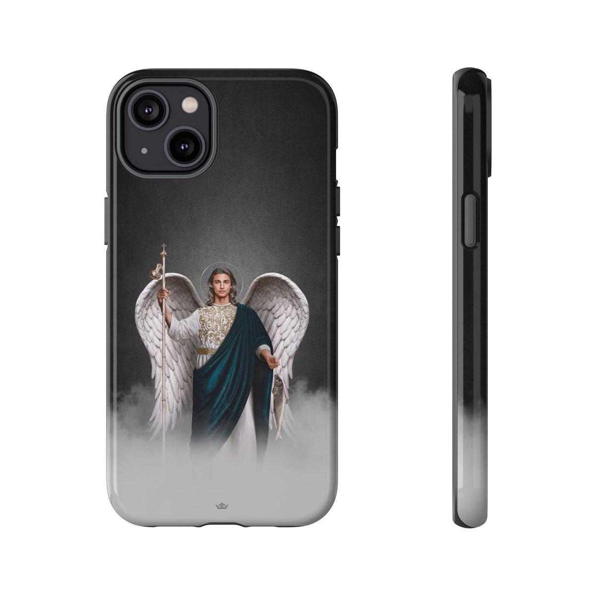 St. Raphael the Archangel Hard Phone Case (Dark) Copyright VENXARA