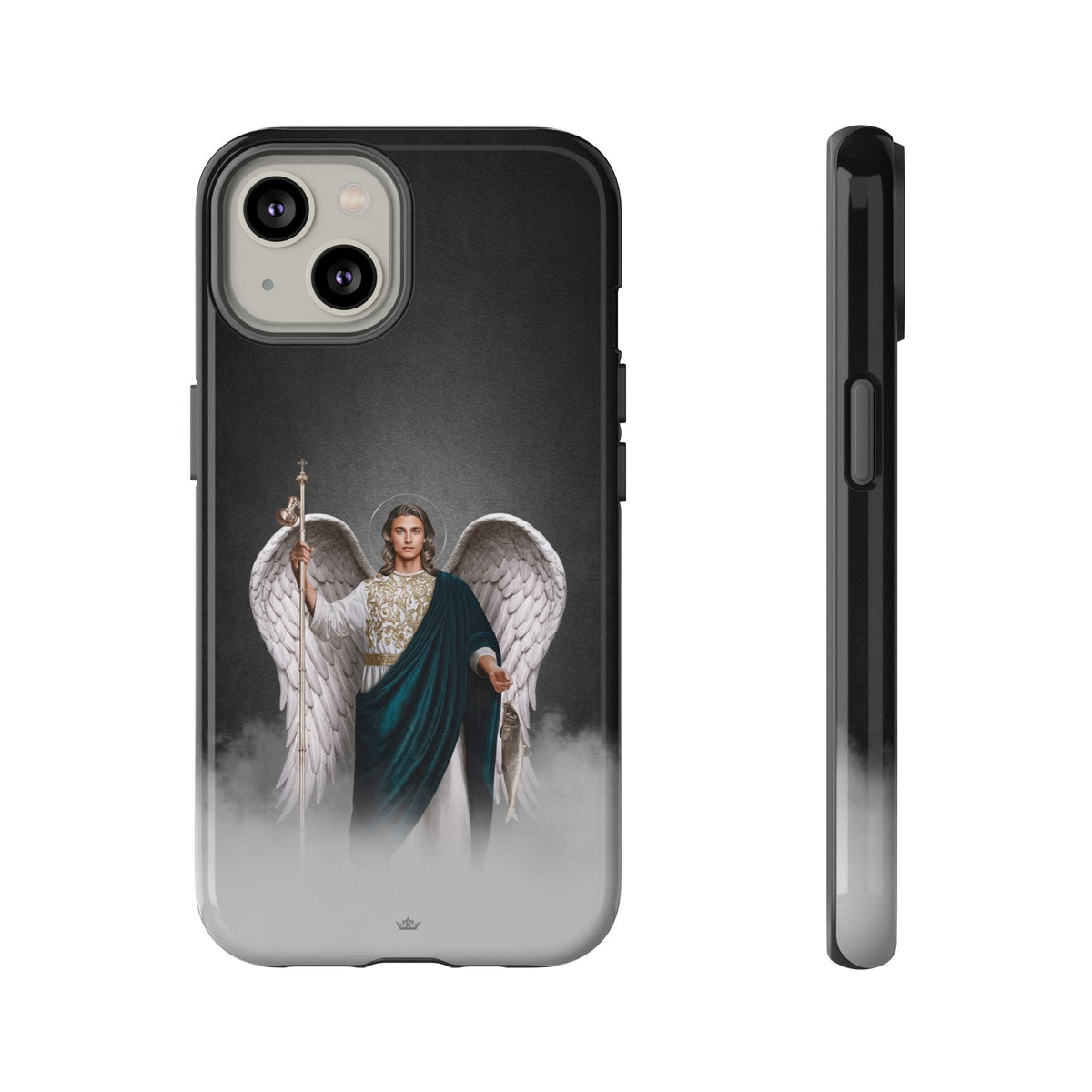 St. Raphael the Archangel Hard Phone Case (Dark) Copyright VENXARA