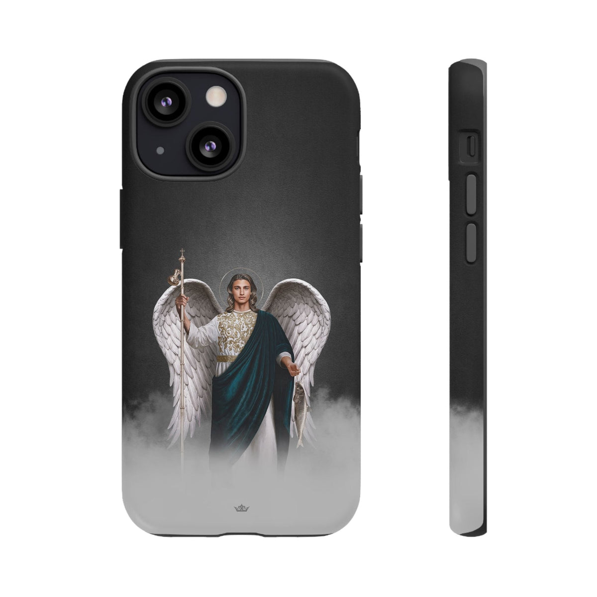St. Raphael the Archangel Hard Phone Case (Dark) Copyright VENXARA