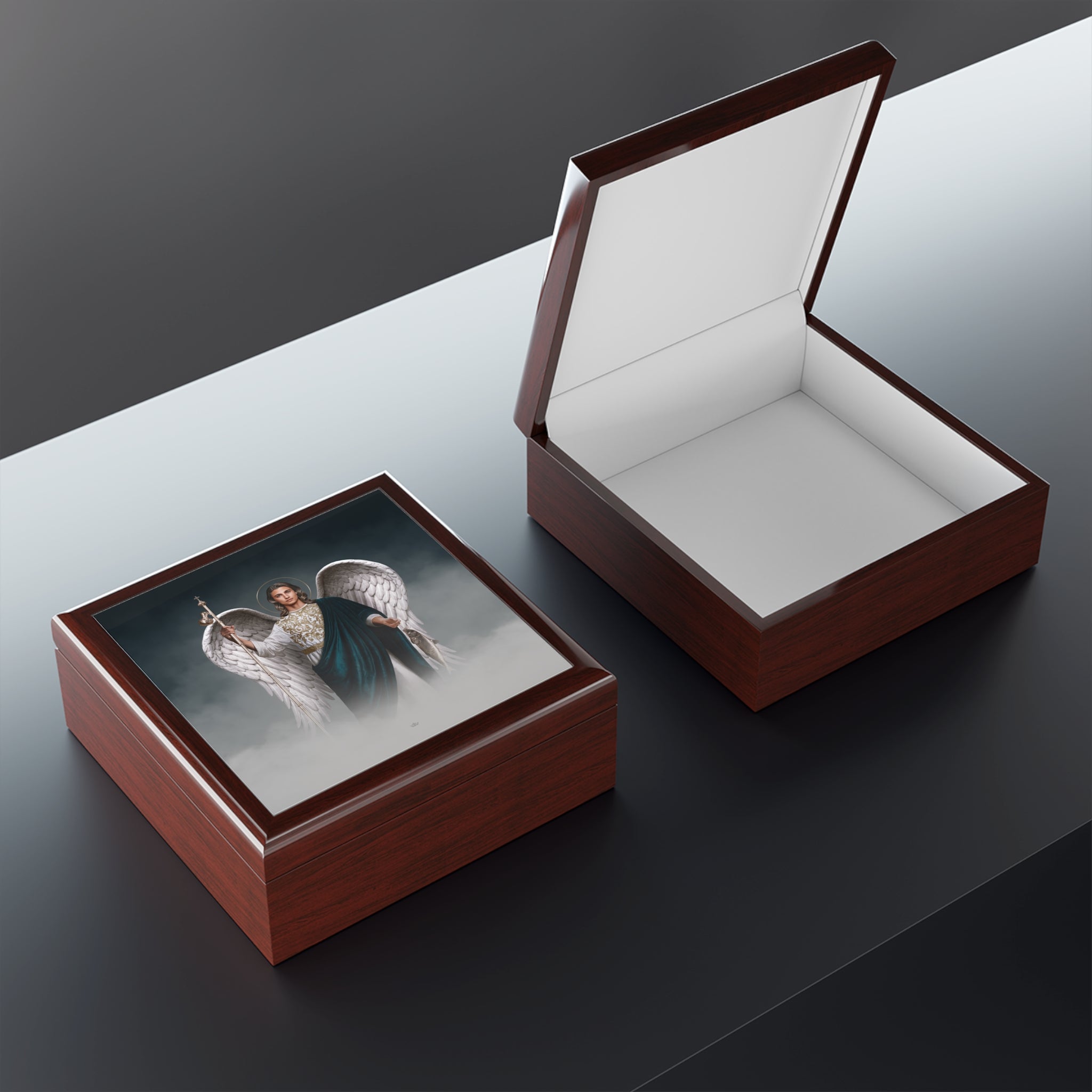 St. Raphael the Archangel Keepsake Box (Cloudscape) - VENXARA®