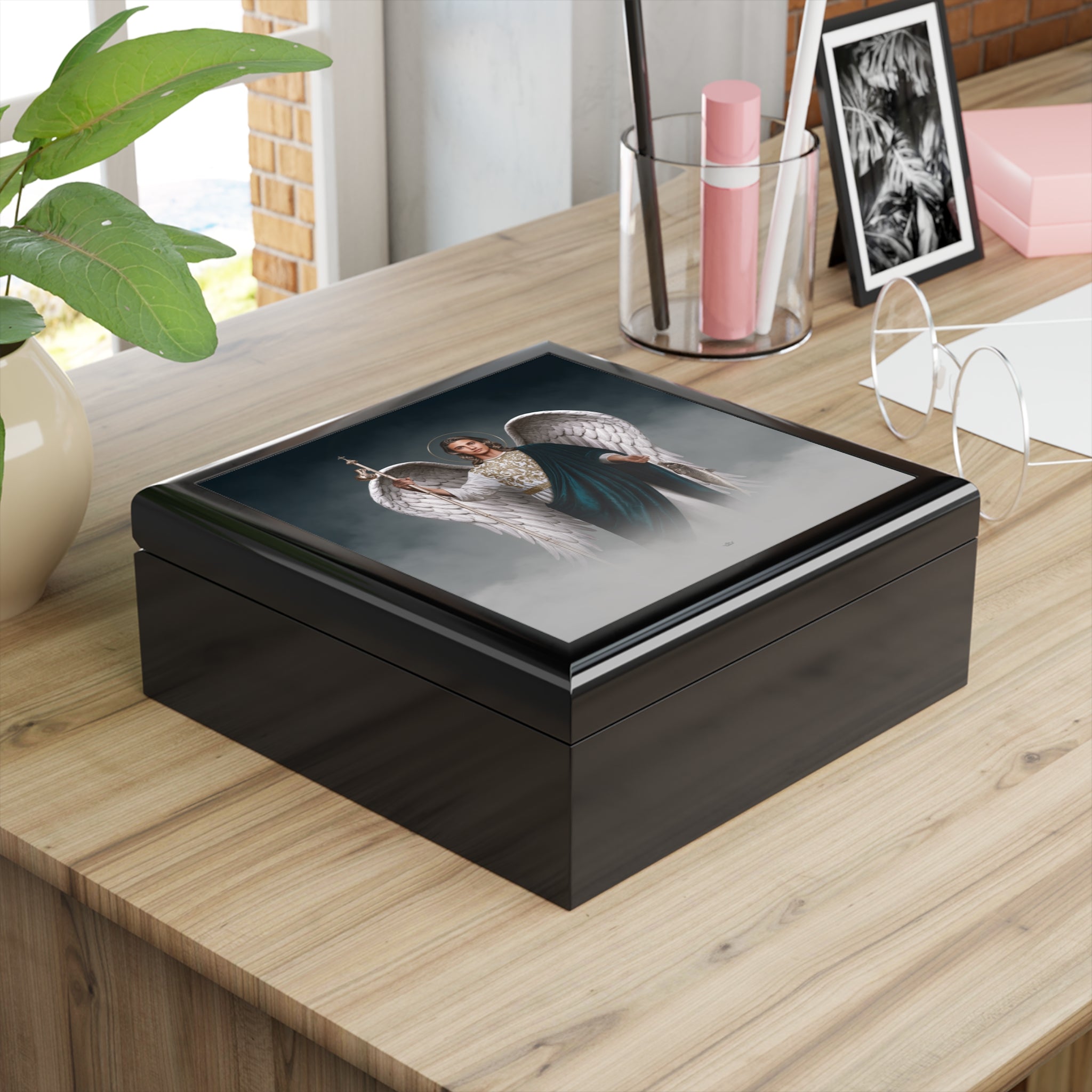 St. Raphael the Archangel Keepsake Box (Cloudscape) - VENXARA®
