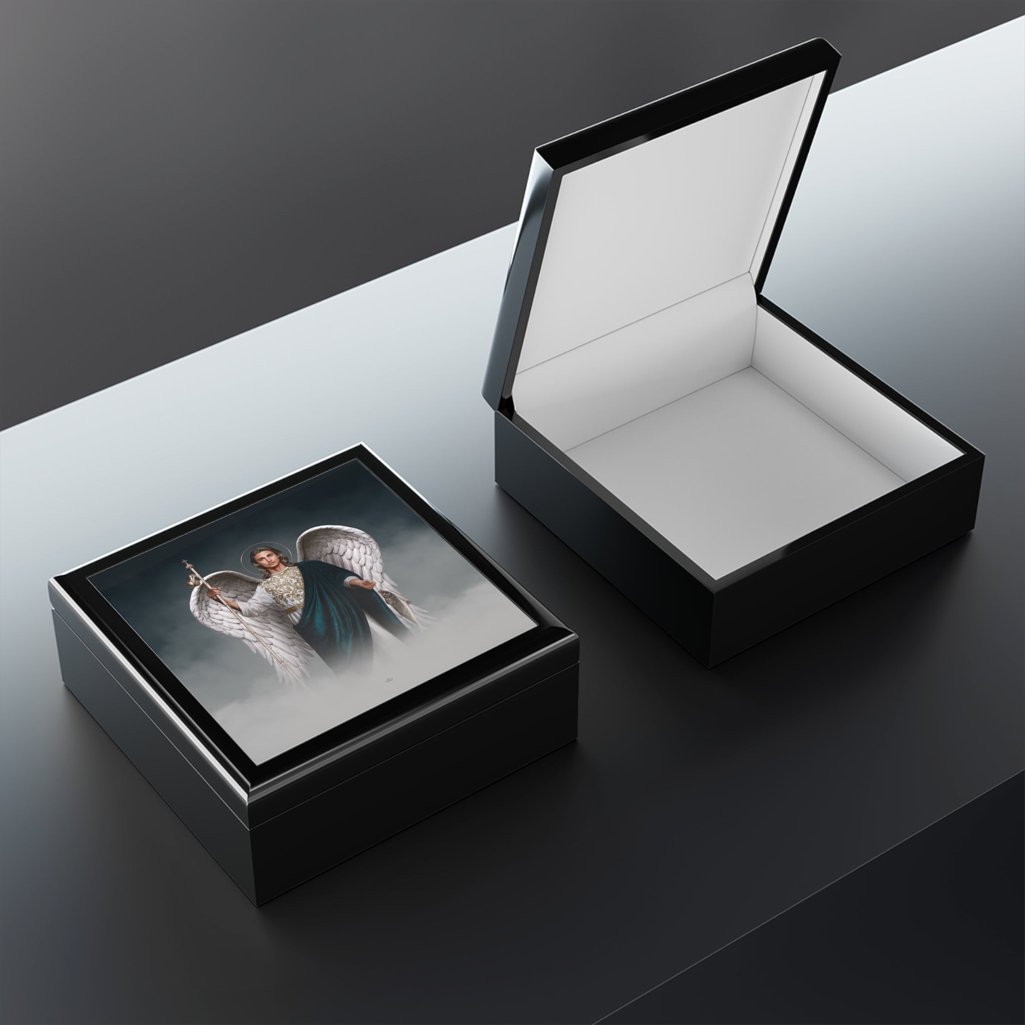 St. Raphael the Archangel Keepsake Box (Cloudscape) - VENXARA®