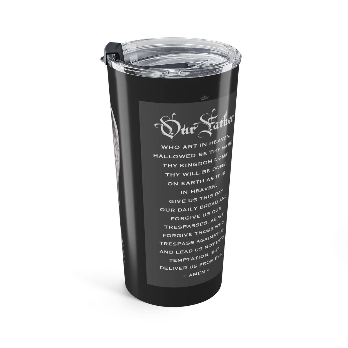 St. Raphael the Archangel Lord's Prayer Tumbler (Ash 20 oz) Copyright VENXARA