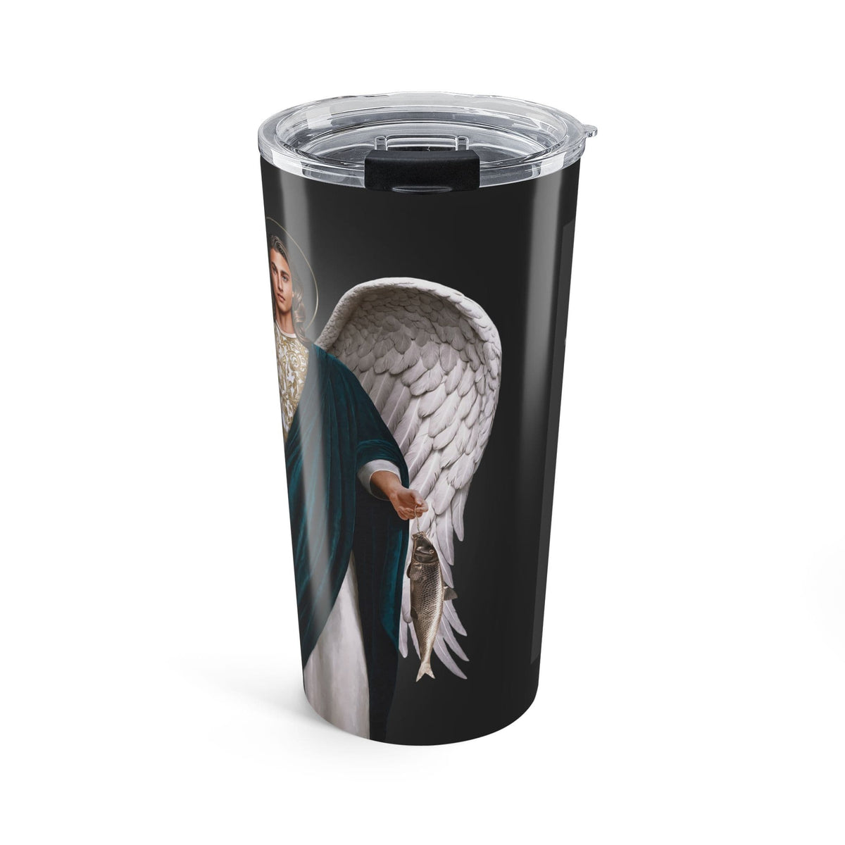 St. Raphael the Archangel Lord's Prayer Tumbler (Ash 20 oz) Copyright VENXARA