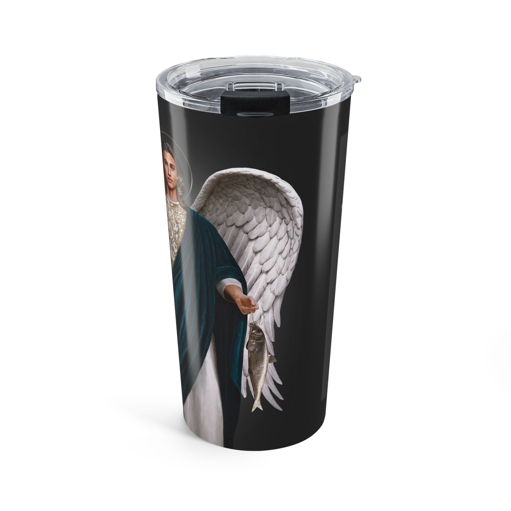 St. Raphael the Archangel Lord's Prayer Tumbler (Ash 20 oz) - Venxara