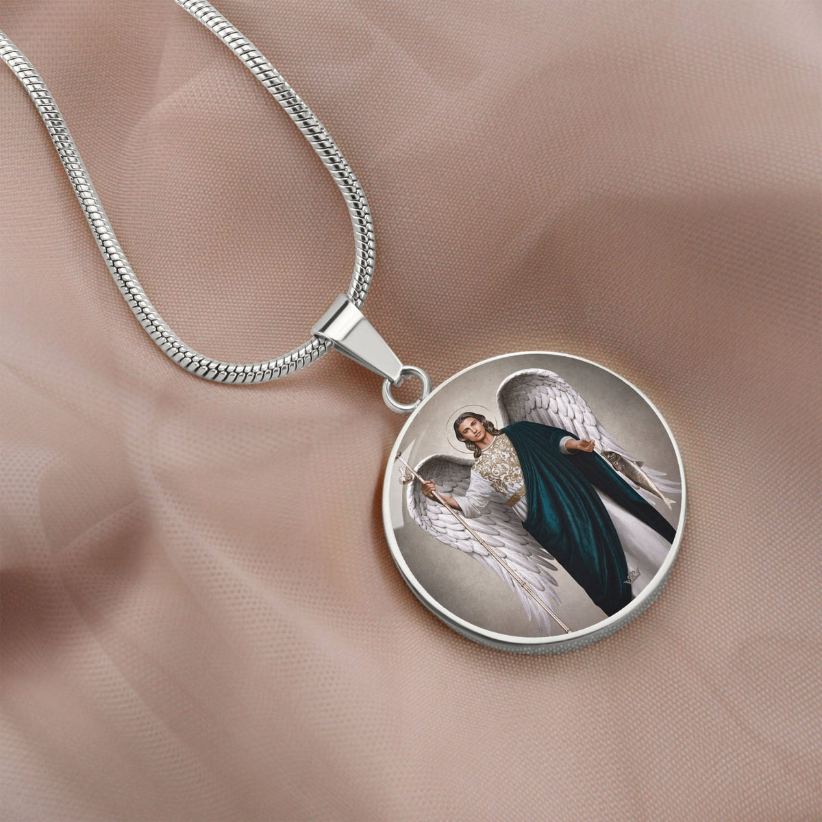 St. Raphael the Archangel Pendant Necklace Copyright VENXARA