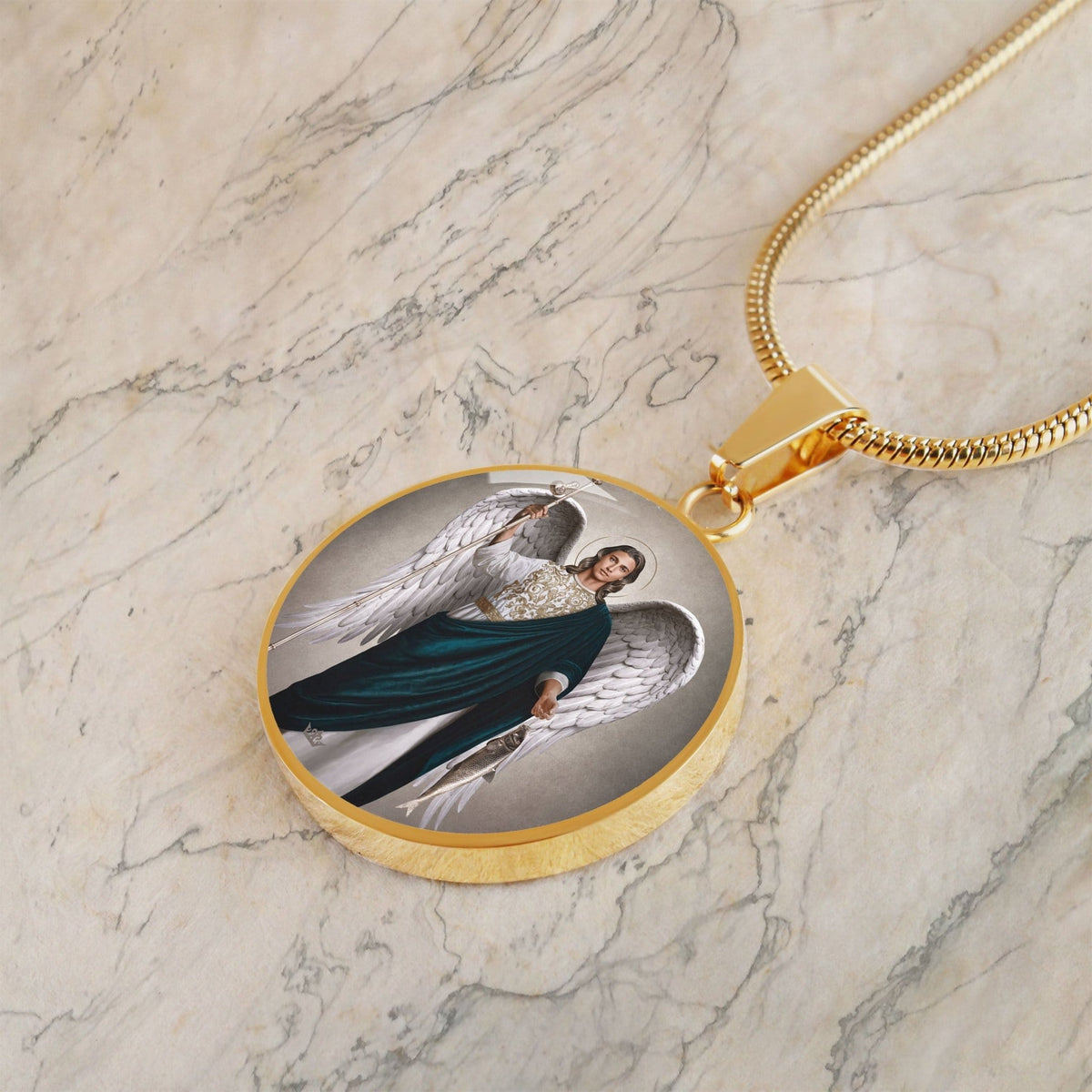 St. Raphael the Archangel Pendant Necklace Copyright VENXARA