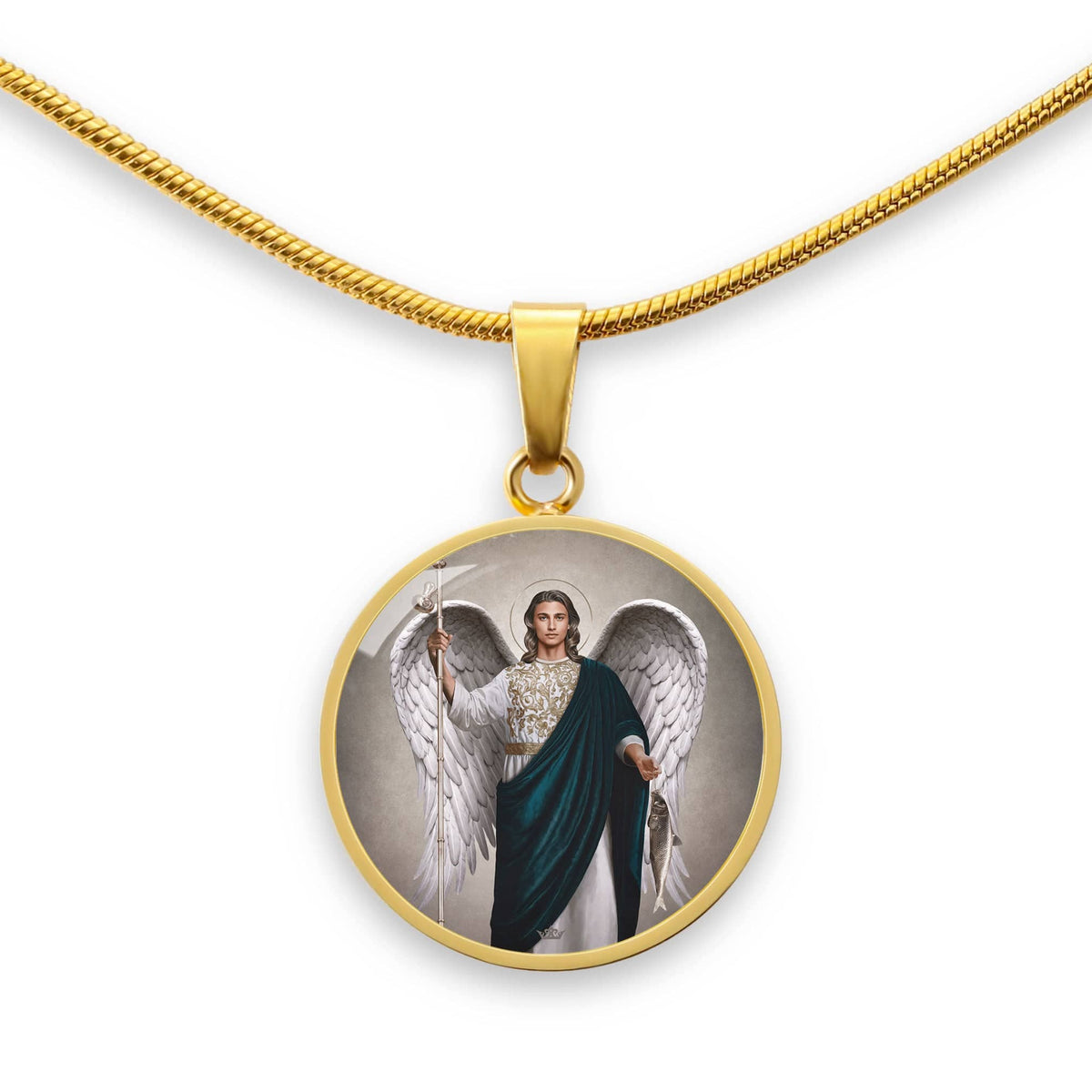 St. Raphael the Archangel Pendant Necklace Copyright VENXARA