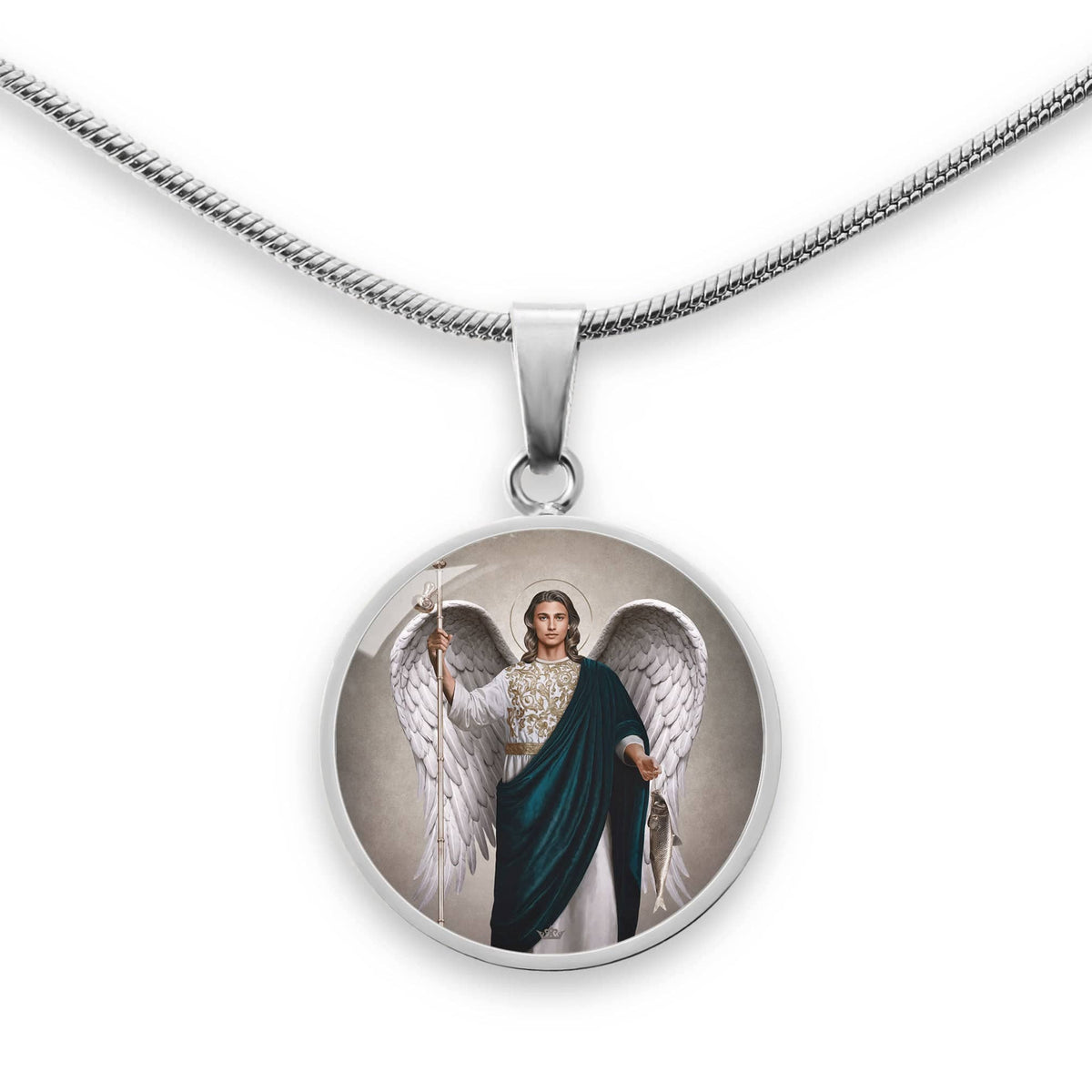 St. Raphael the Archangel Pendant Necklace Copyright VENXARA