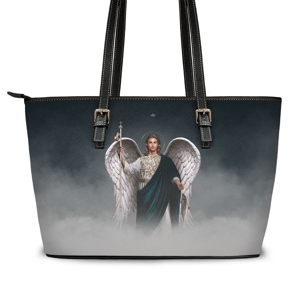 St. Raphael the Archangel Tote Bag (Cloudscape) Copyright VENXARA