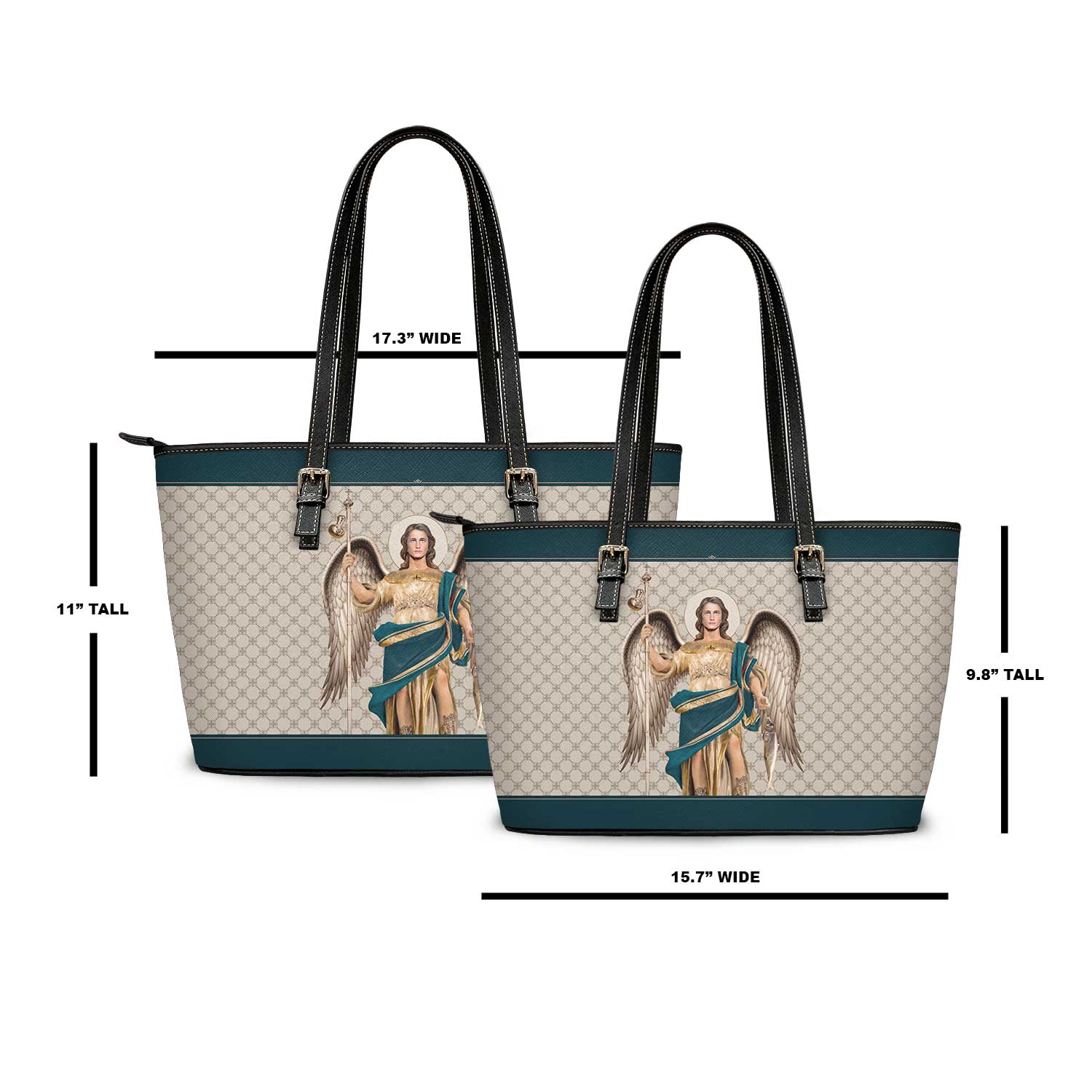 St. Raphael the Archangel Tote Bag (Sand) - VENXARA®