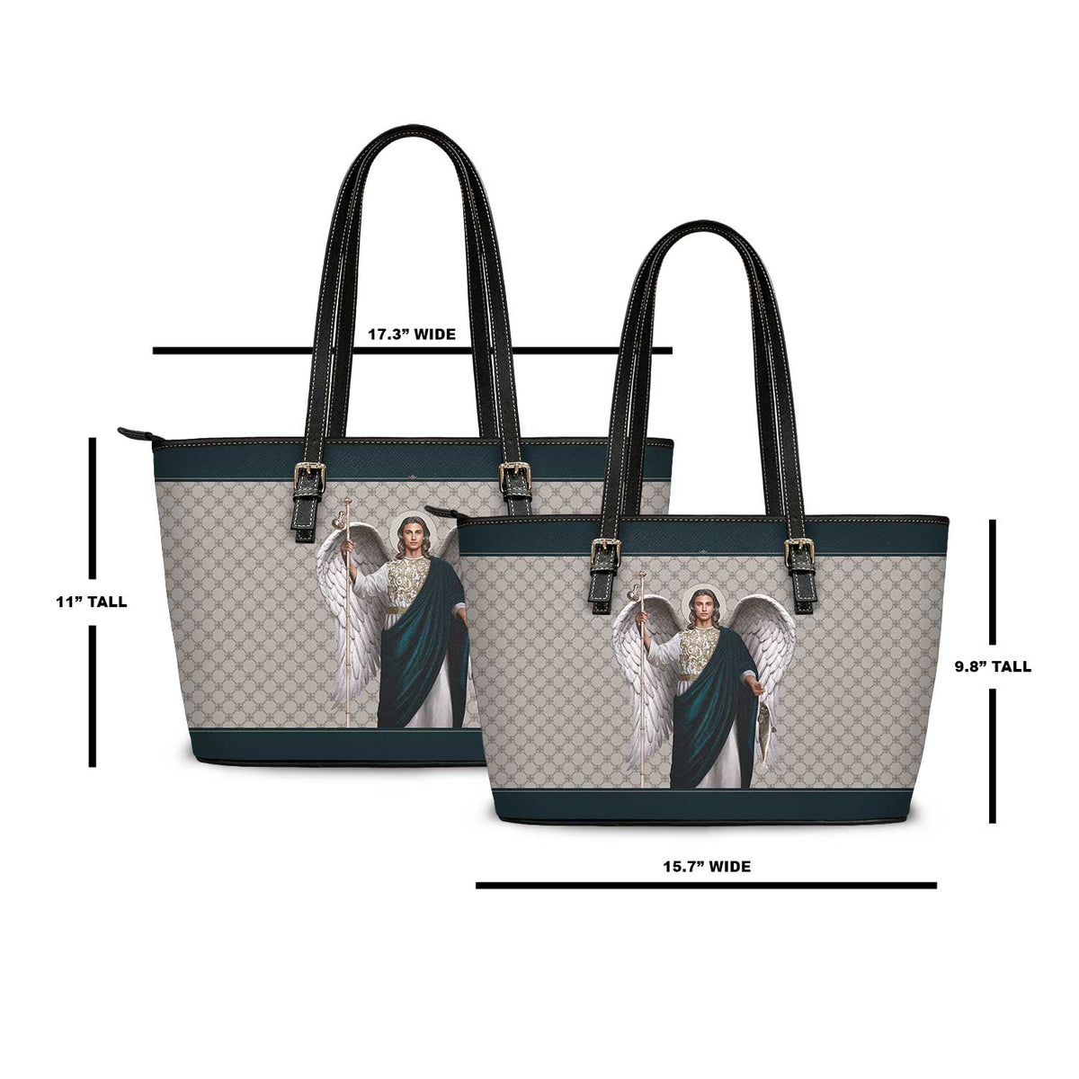 St. Raphael the Archangel Tote Bag (Sand) Copyright VENXARA