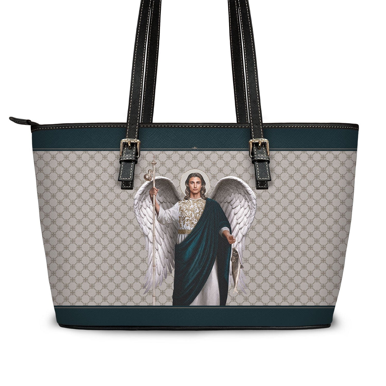 St. Raphael the Archangel Tote Bag (Sand)