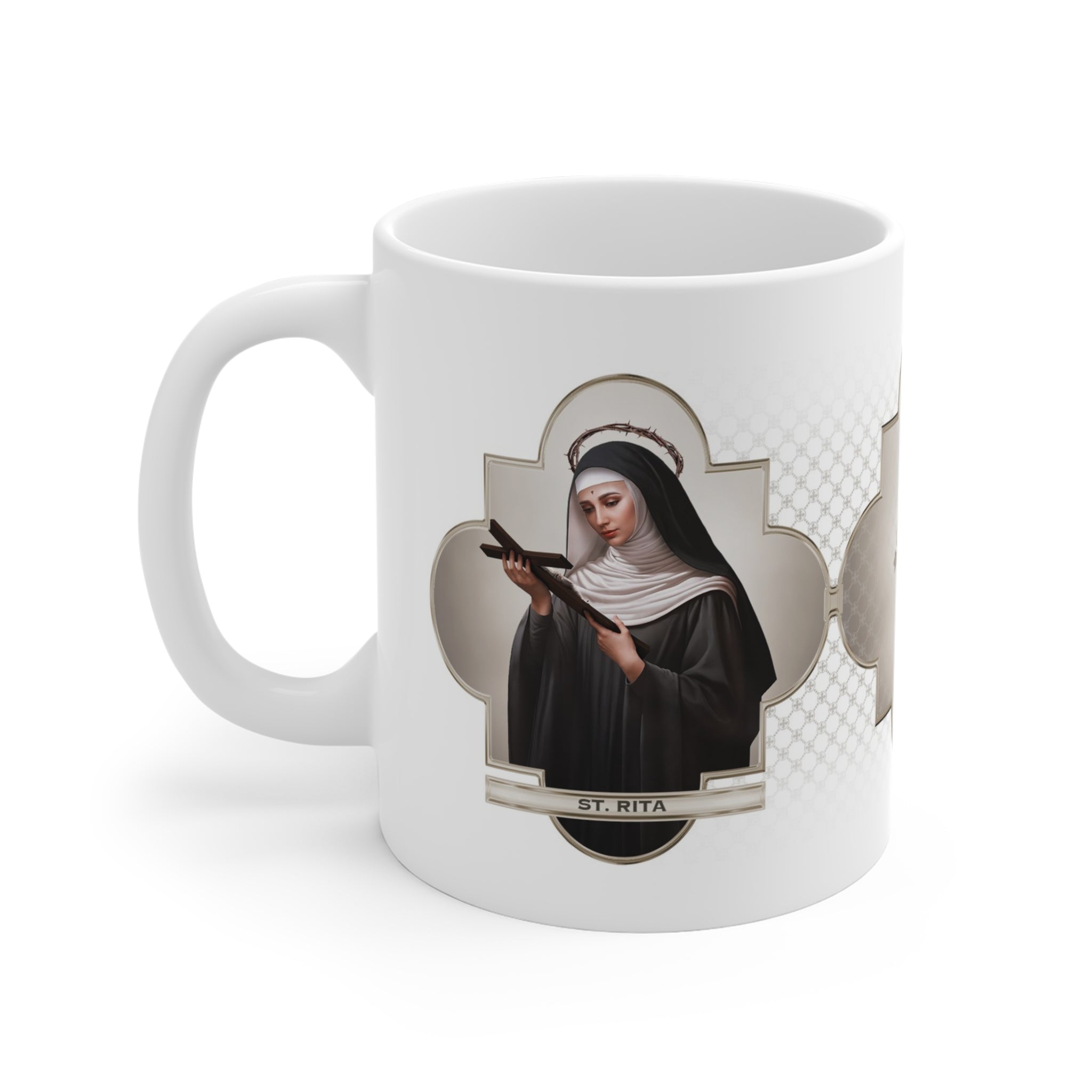 St. Rita of Cascia Ceramic Mug - VENXARA®